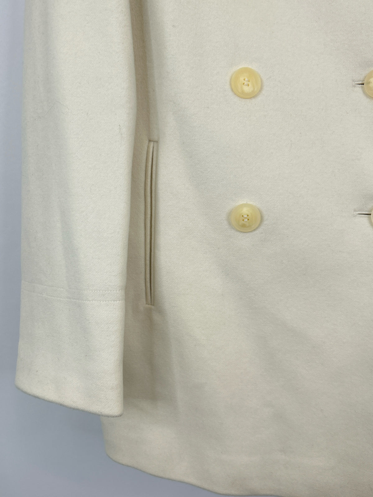 CALVIN KLEIN Size 14 Ivory Women Coat