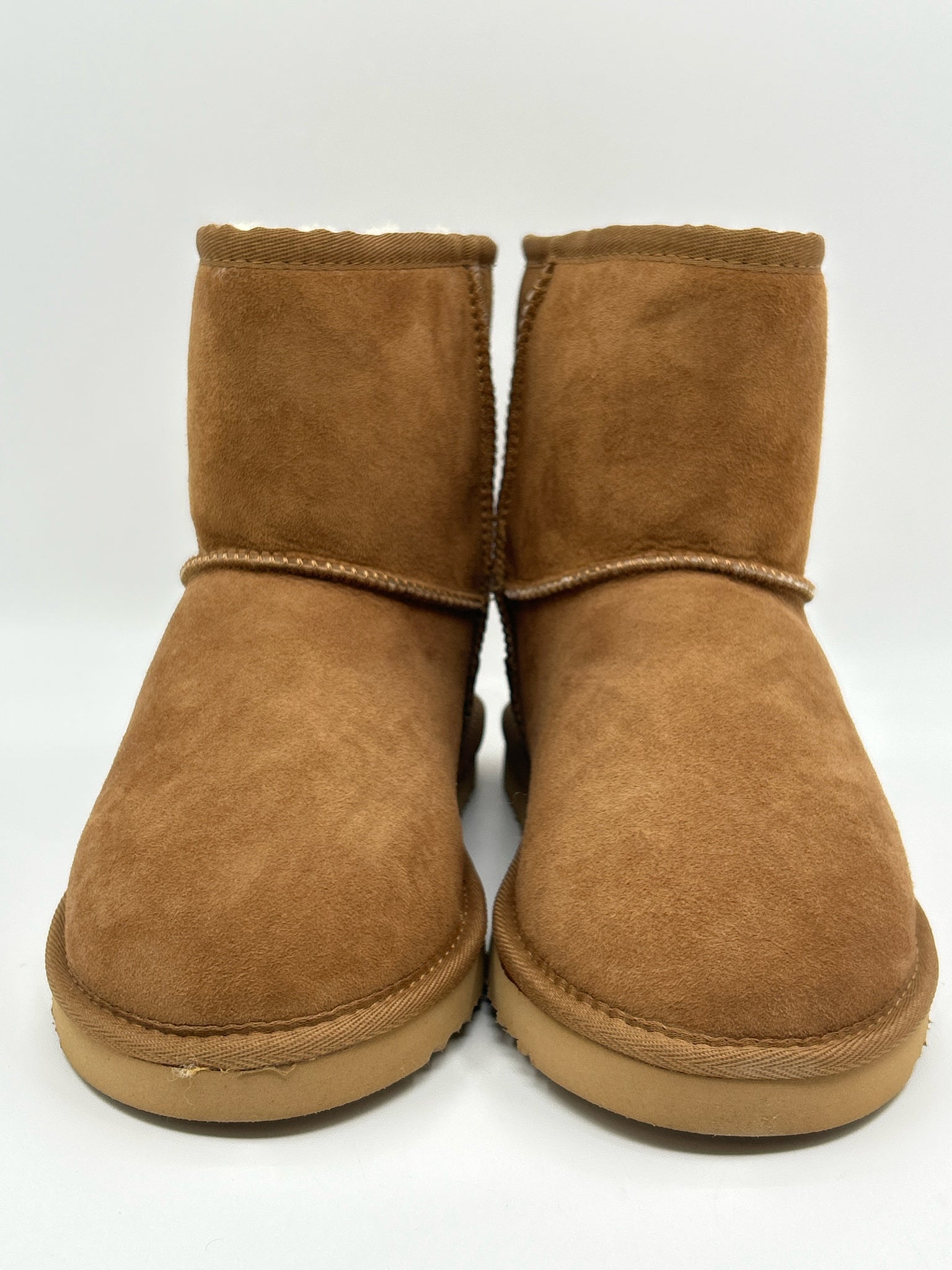 FIRESIDE By DEARFOAMS Size 10 Chestnut Women Booties NIB