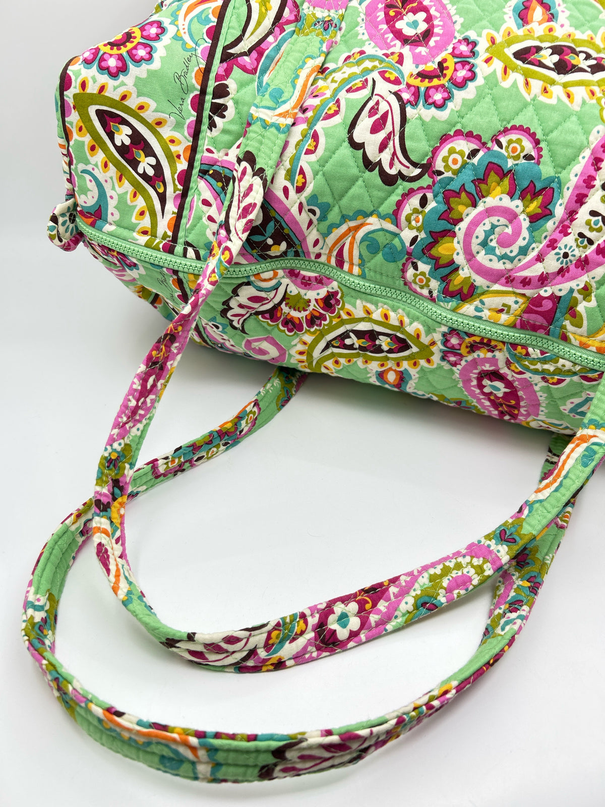 VERA BRADLEY Green Print Luggage