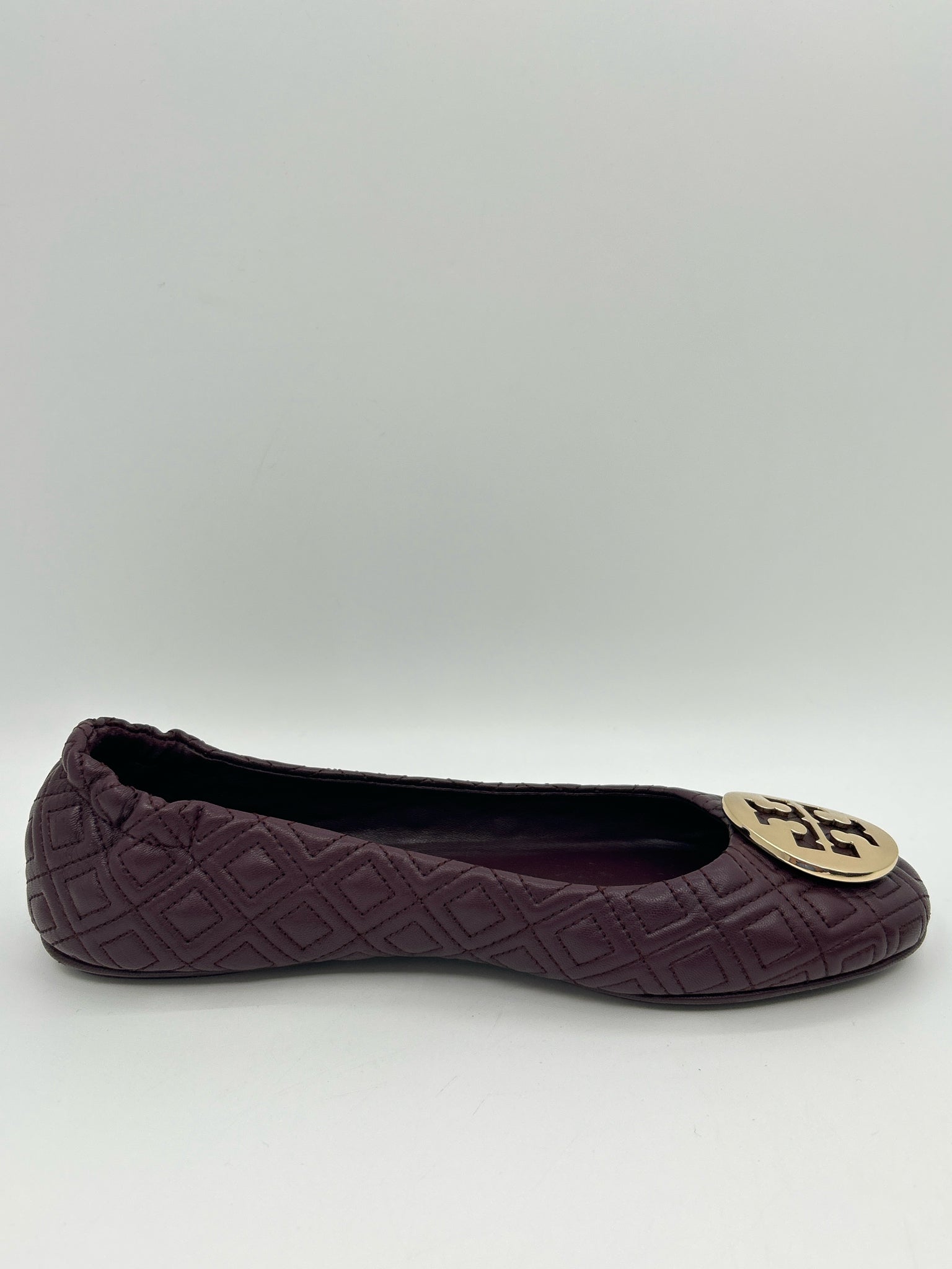 TORY BURCH Size 10M Merlot Women Flats