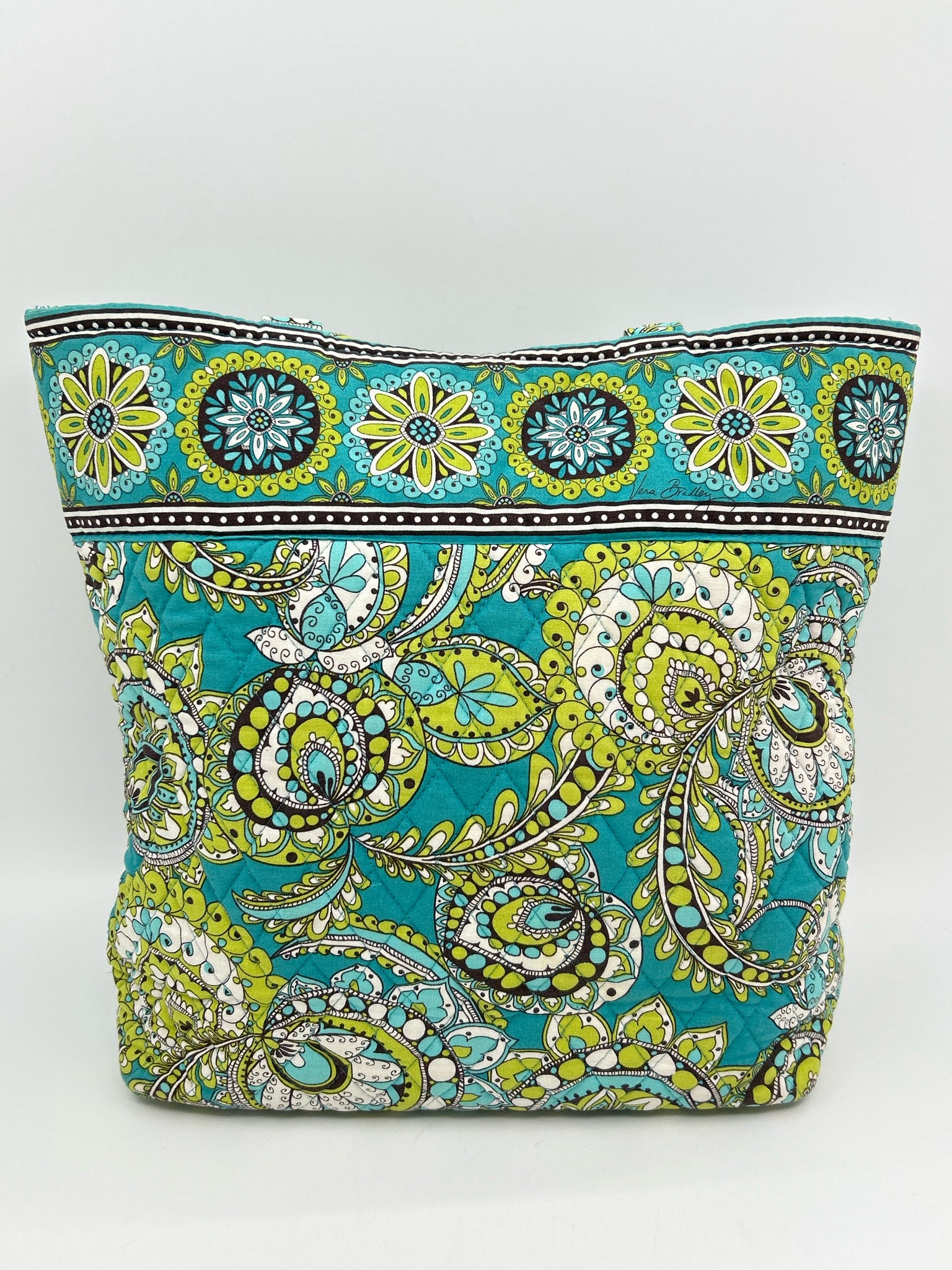 VERA BRADLEY Teal and green Women Tote