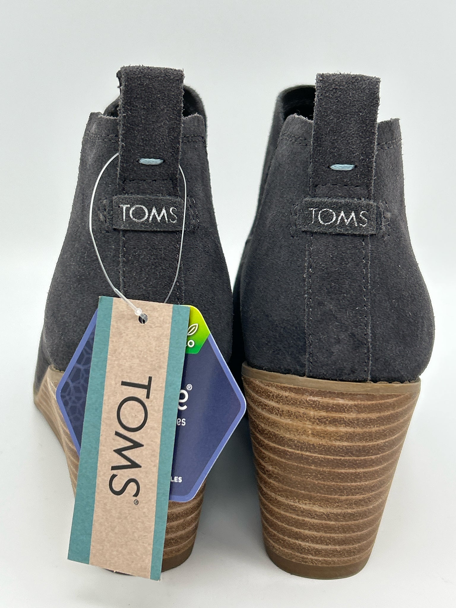 TOMS Size 7.5 Gray Women Booties