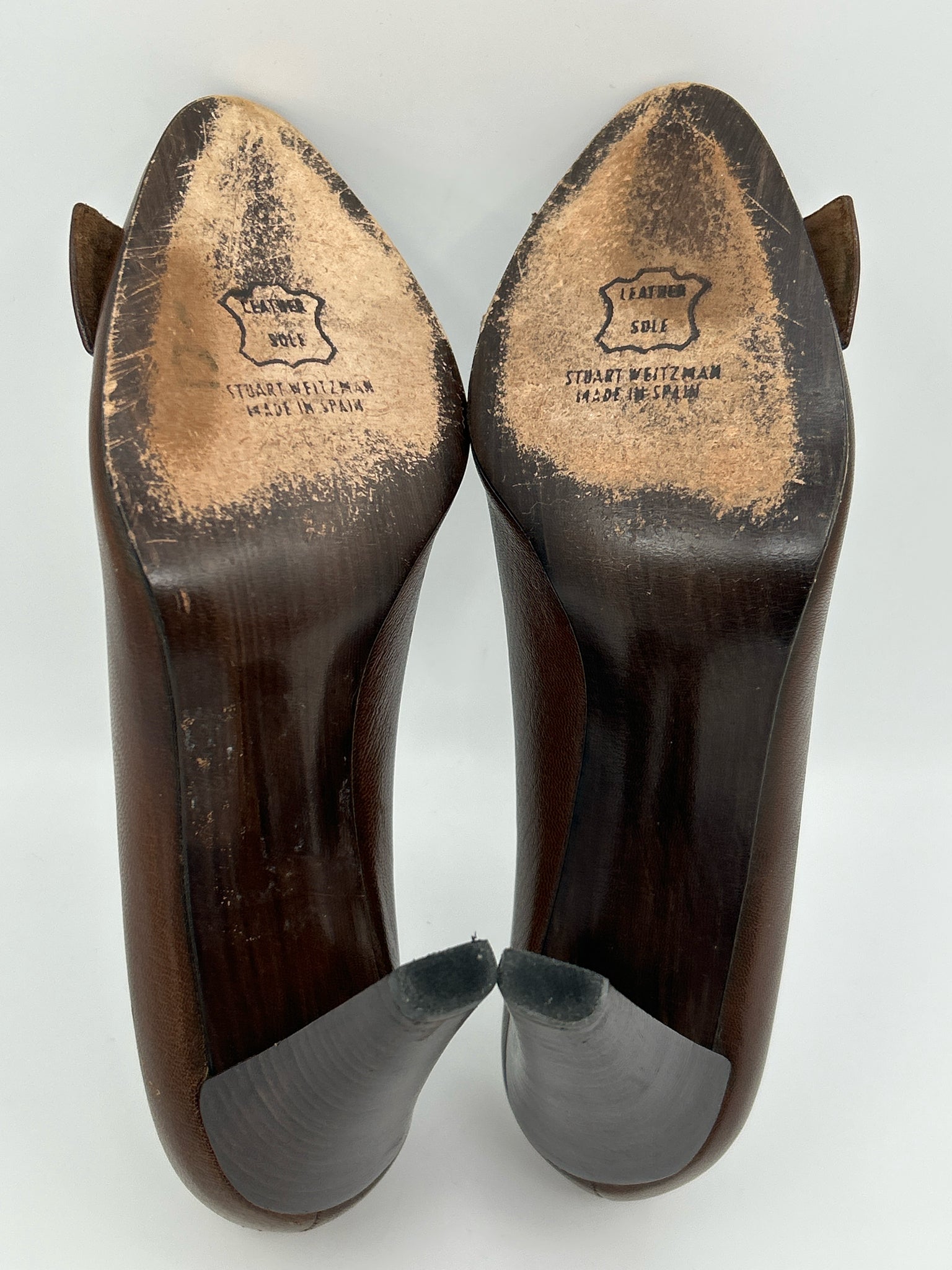 STUART WEITZMAN Size 6M Brown Women Pumps