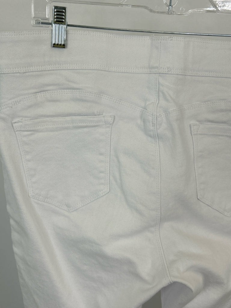 COCO + CARMEN Size L white denim jeans