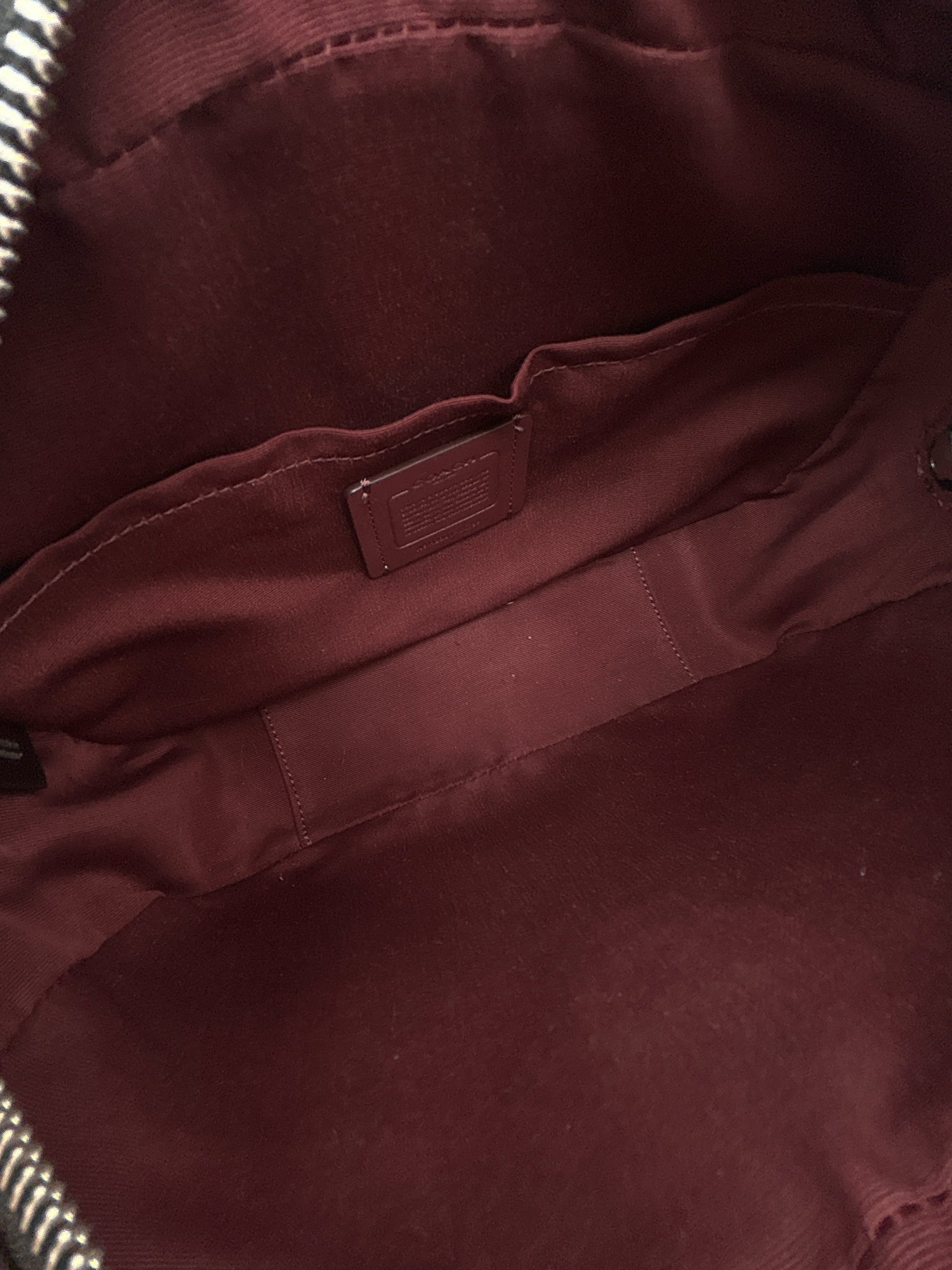 COACH Tan and Black Women Purse