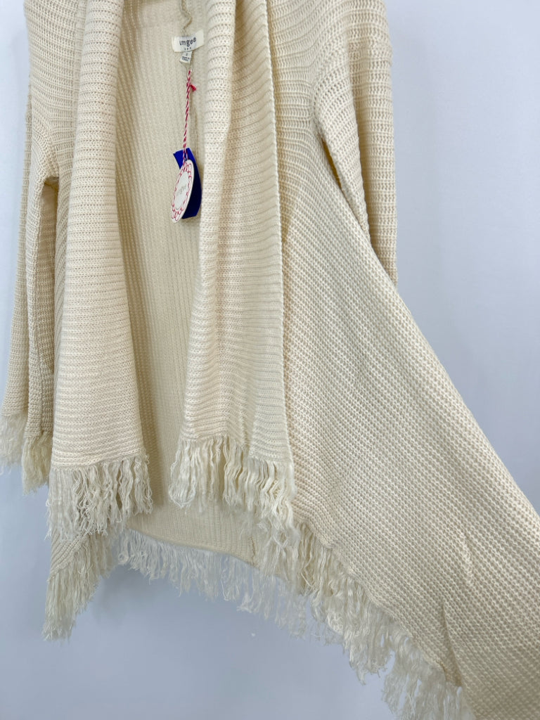 UMGEE Women Size S Cream Cardigan NWT