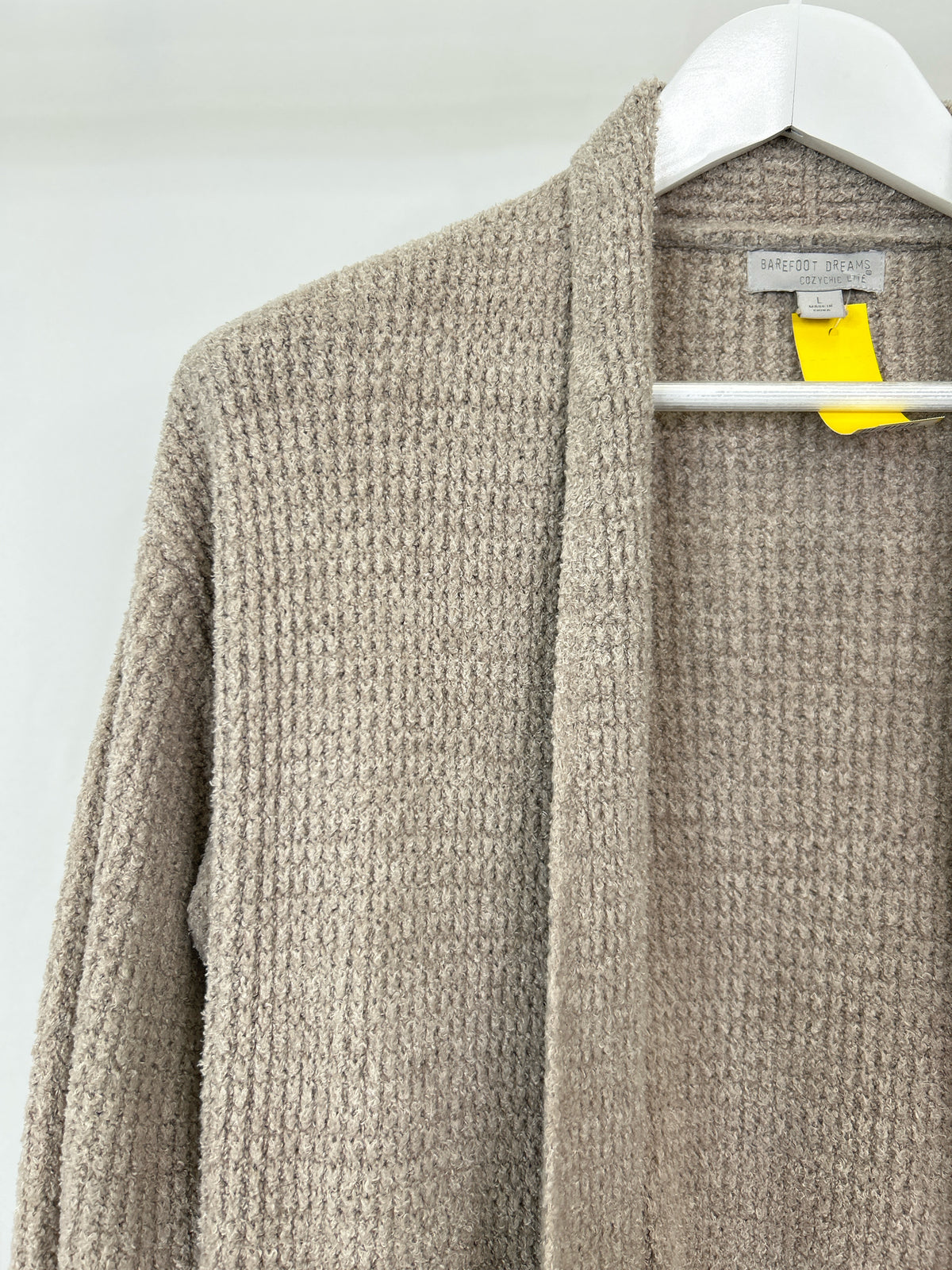 BAREFOOT DREAMS Size L Tan Women Cardigan