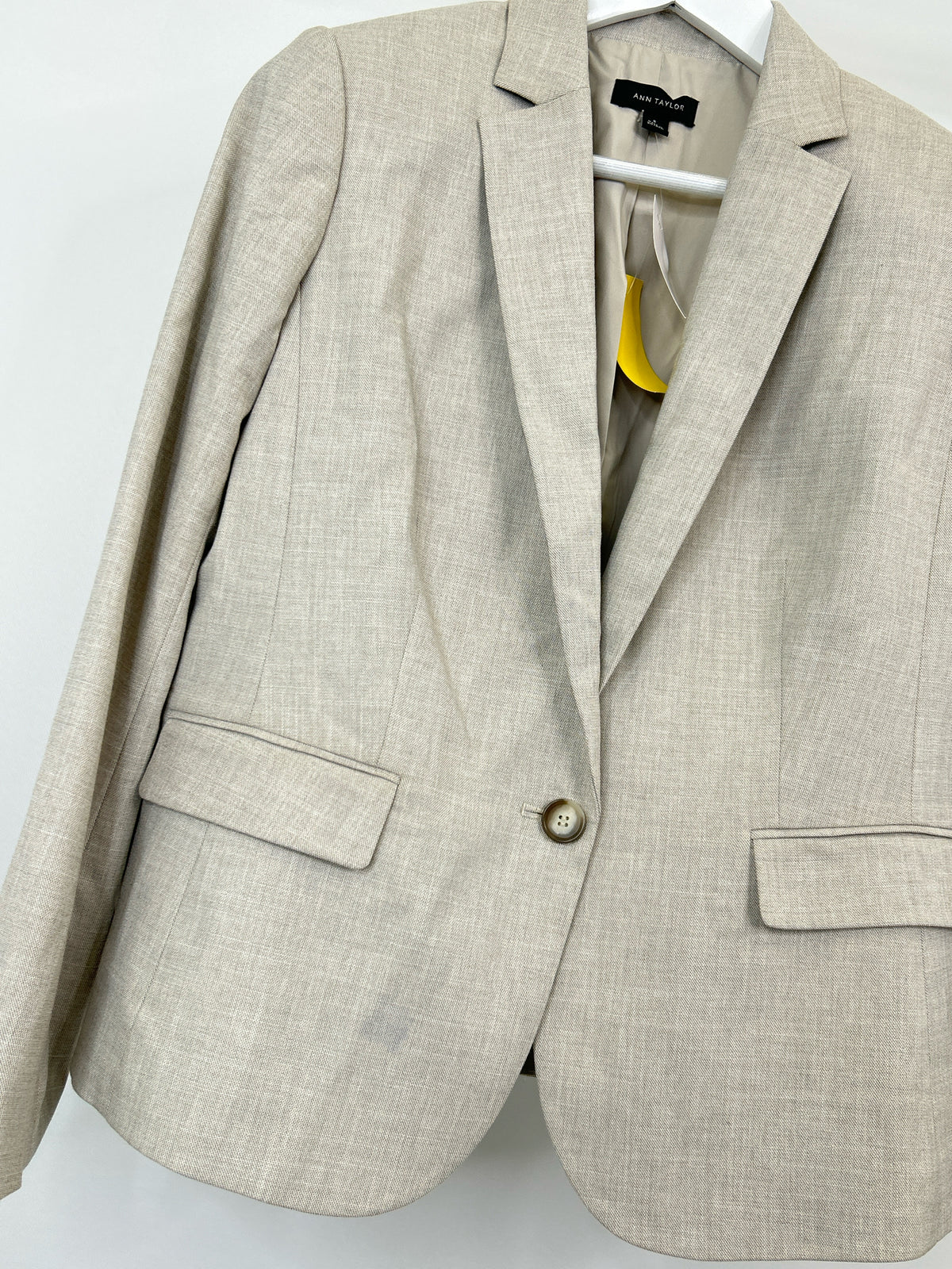 ANN TAYLOR Size 8 Light Beige Women Blazer