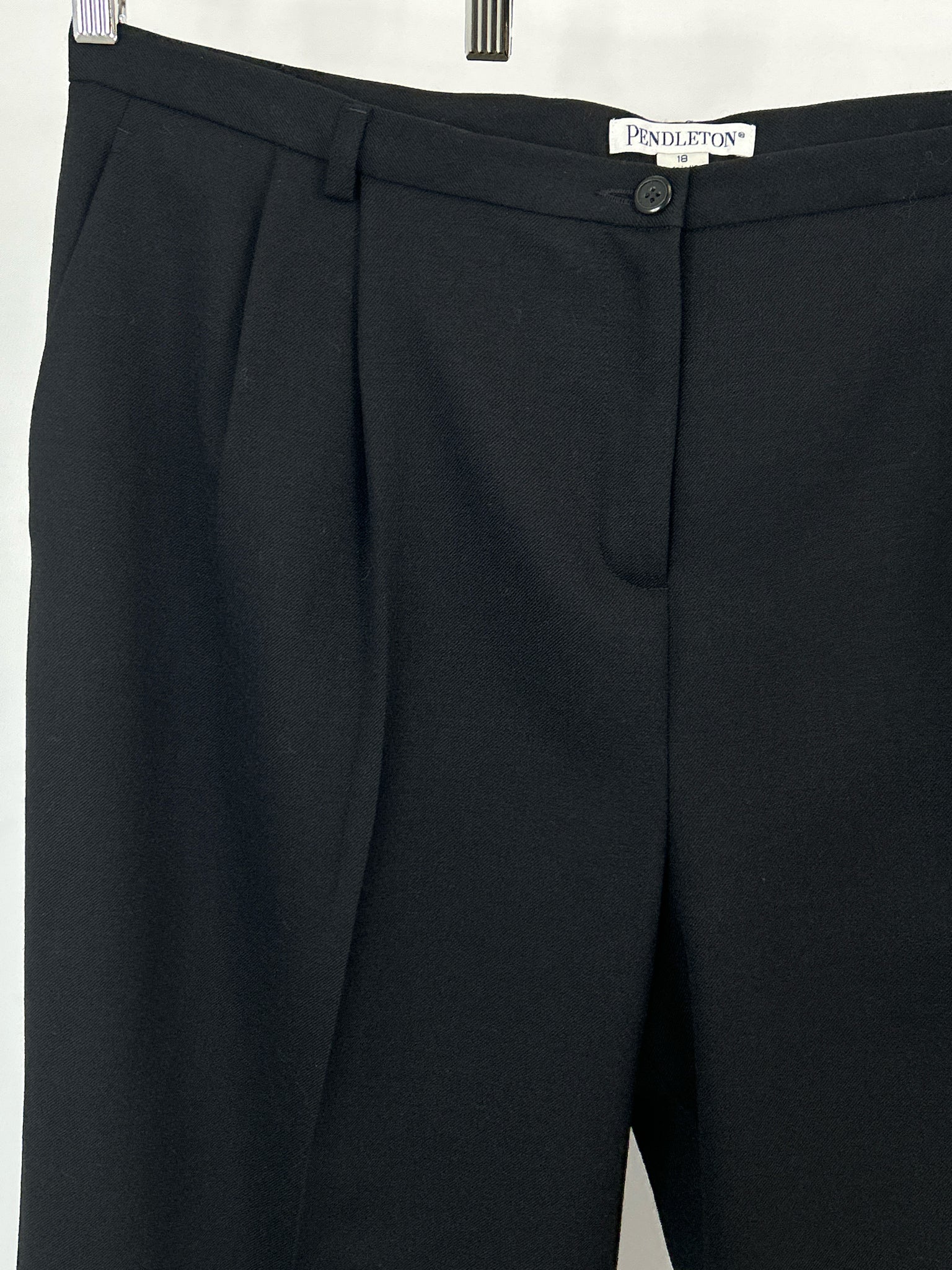 PENDLETON Size 18 Black Women Pants