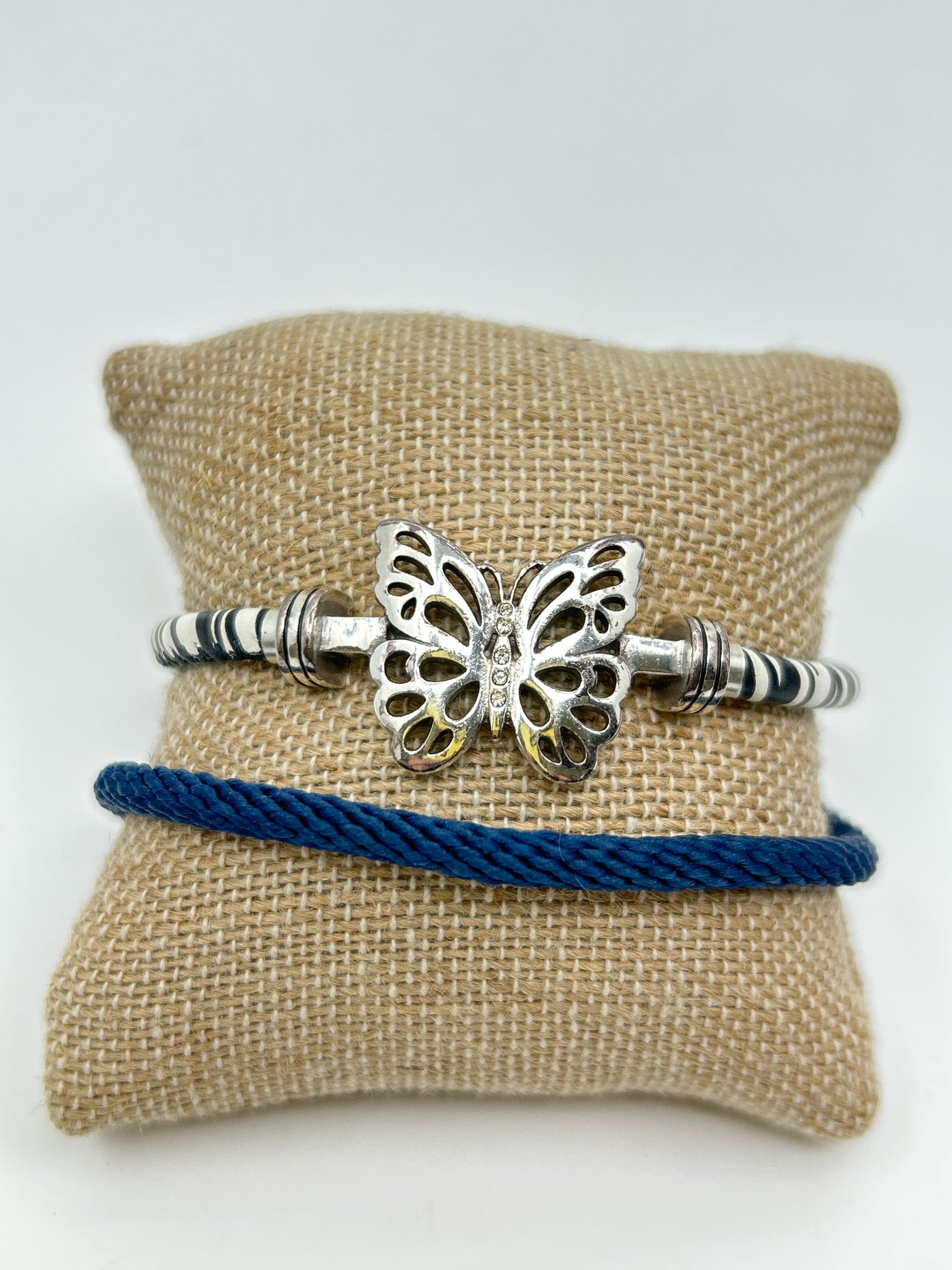 BRIGHTON Blue and Silver Bracelet
