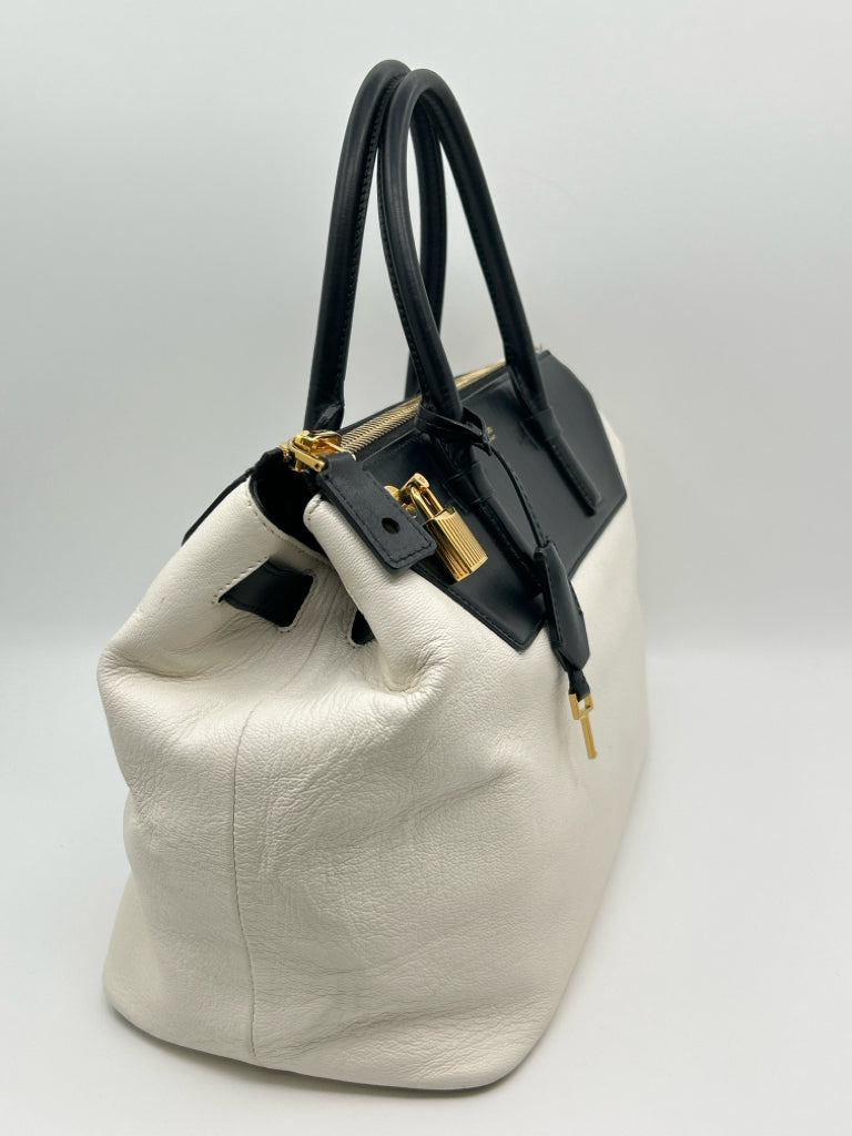 TOM FORD White & Black Purse