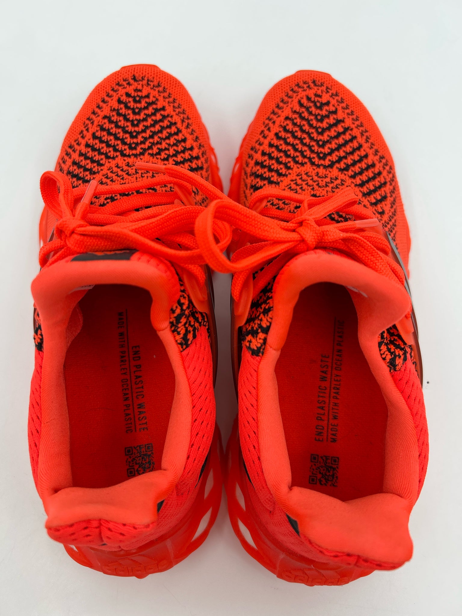 ADIDAS Size 6.5 Bright Orange Women Sneakers