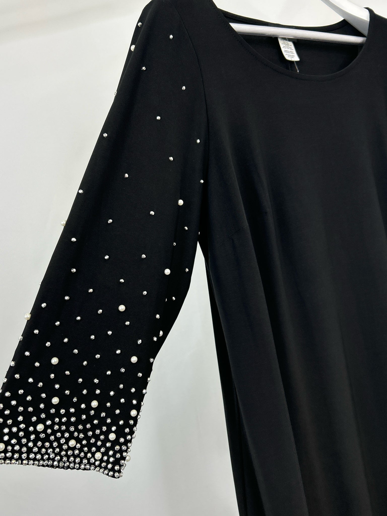 MSK Size 1X Black Women Dress