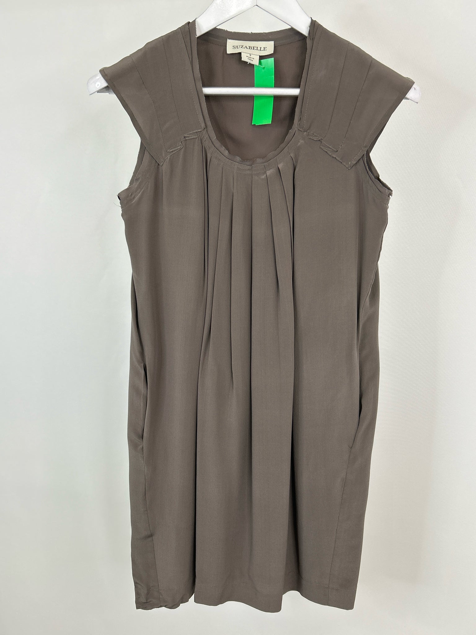 SUZABELLE Size S Taupe Women Dress