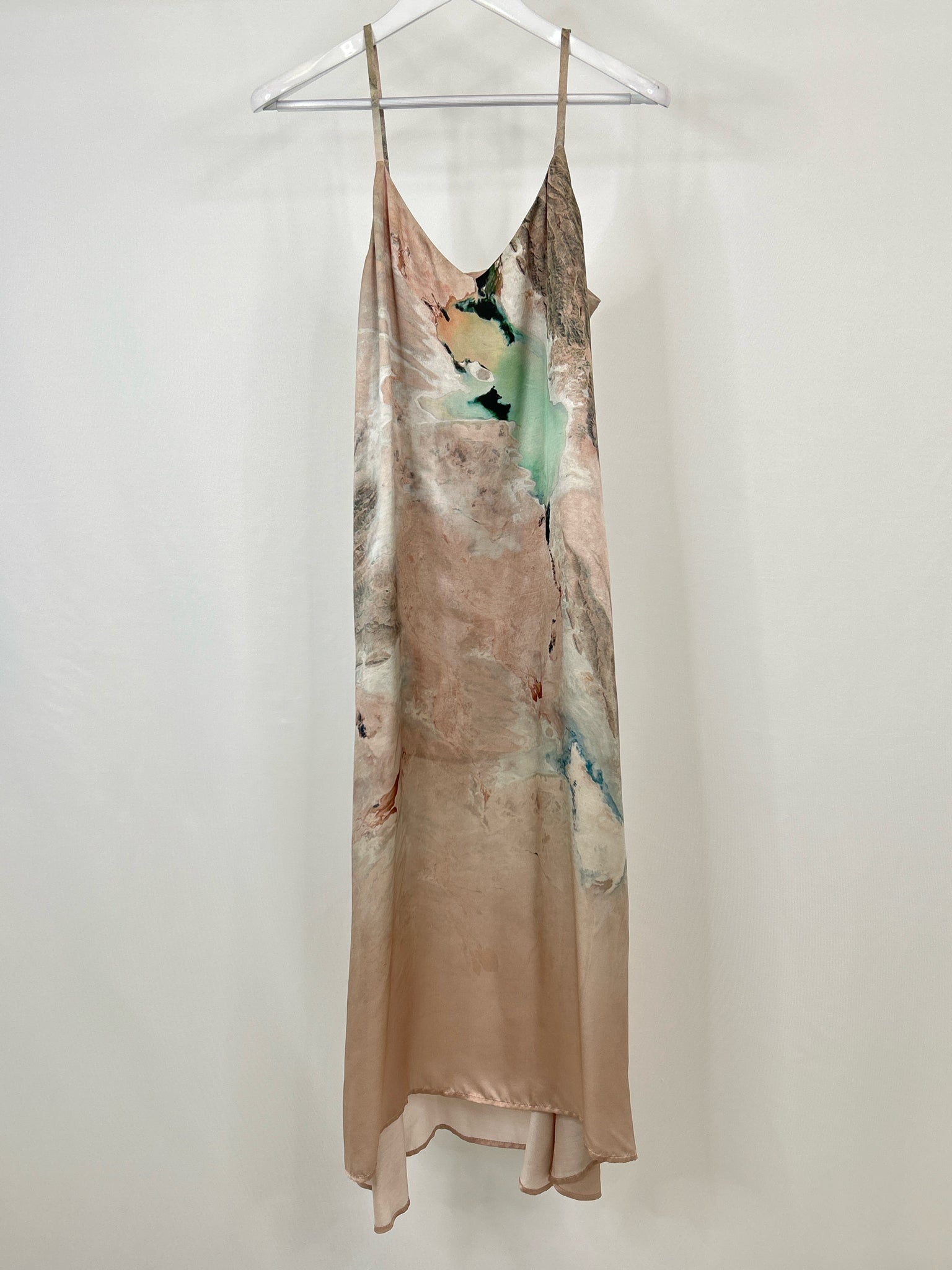 ALL SAINTS Size 6 Pink and Teal Women Dress