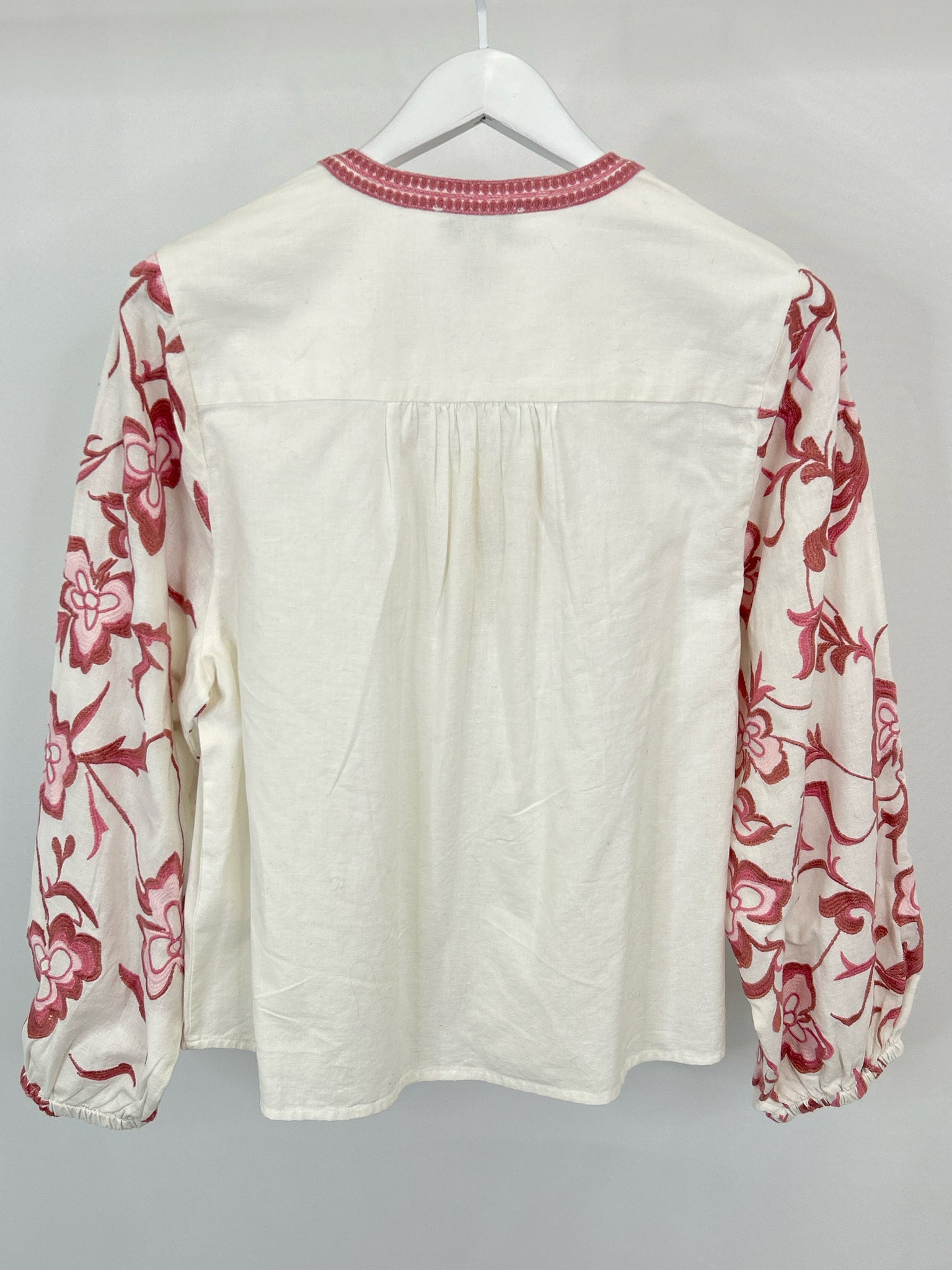 calypso st barth Size L White and PINK Women Top