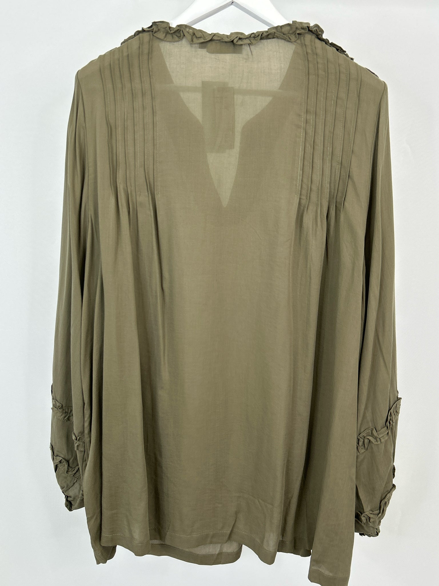 Harshman Size 3X SAGE Women Blouse
