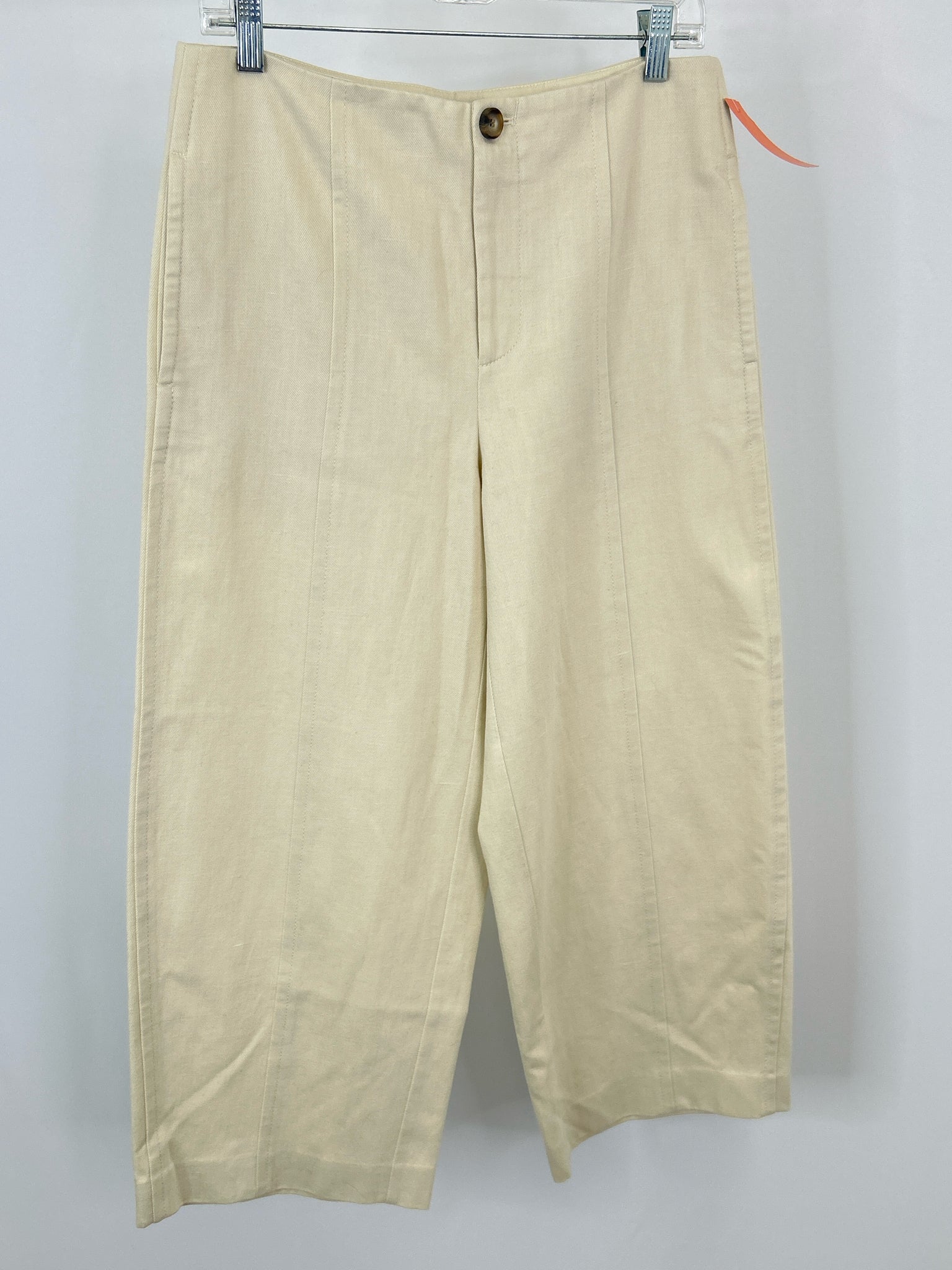 VINCE Size 8 Cream Women Pants