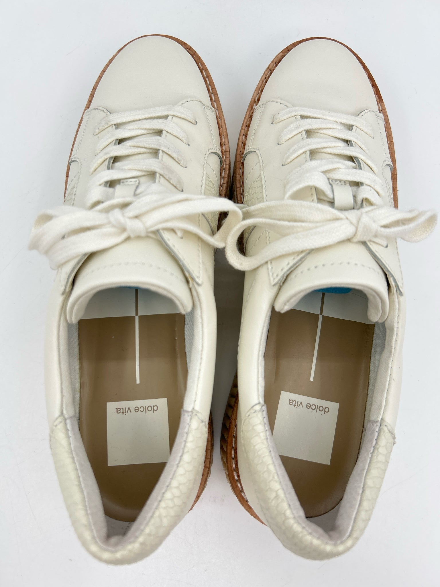 DOLCE VITA Size 7.5 White Women Sneakers