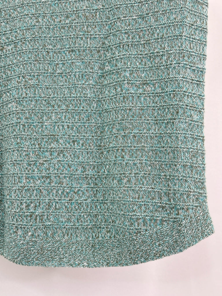 TALBOTS Size XS AQUA PRINT Women's Sweater