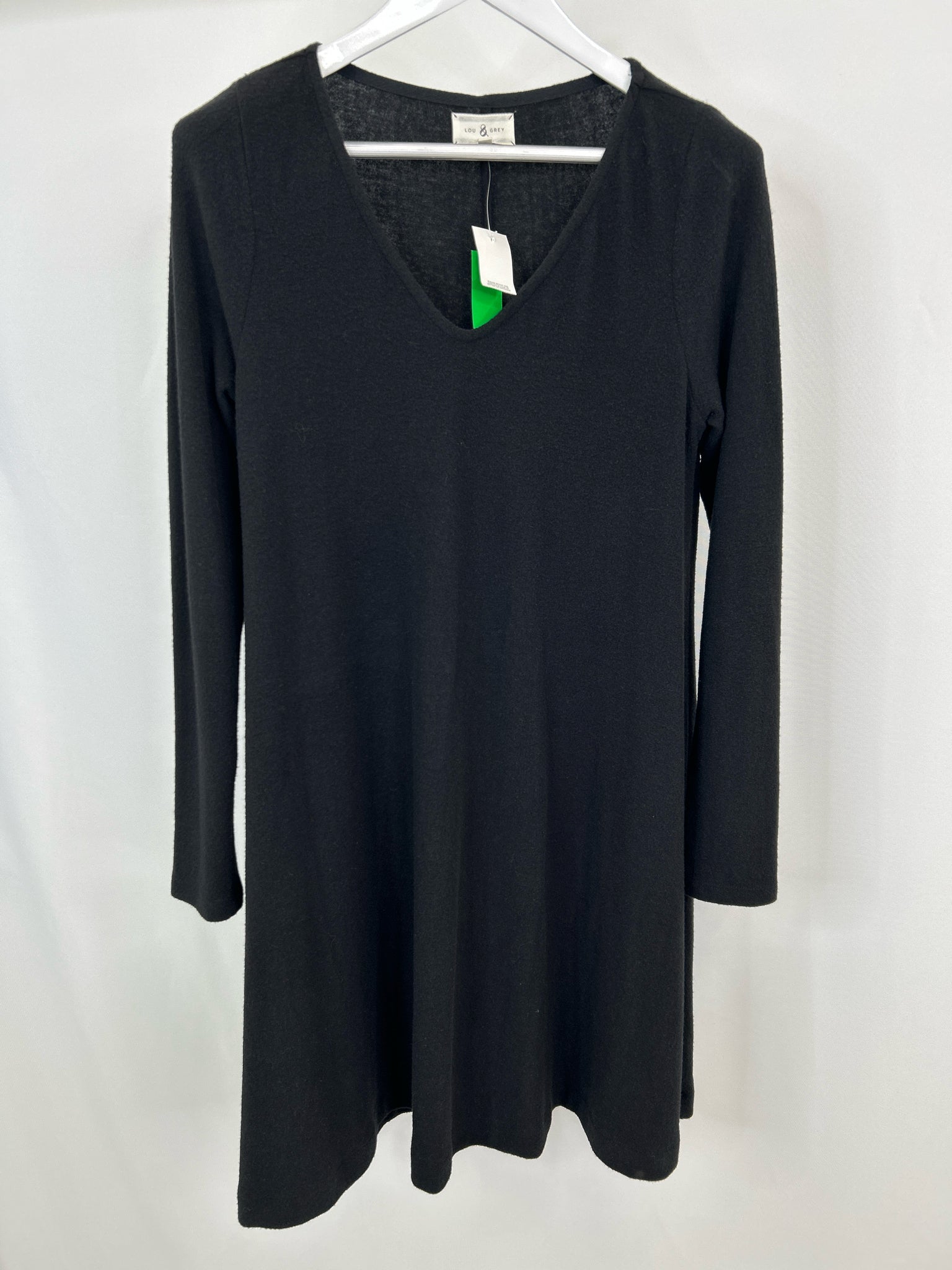 LOU & GREY Size M Black Women Dress NWT