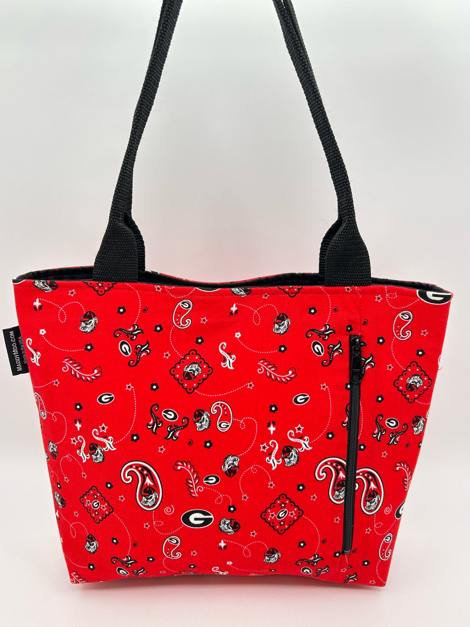 Maddy Moo Red and Black Women Purse