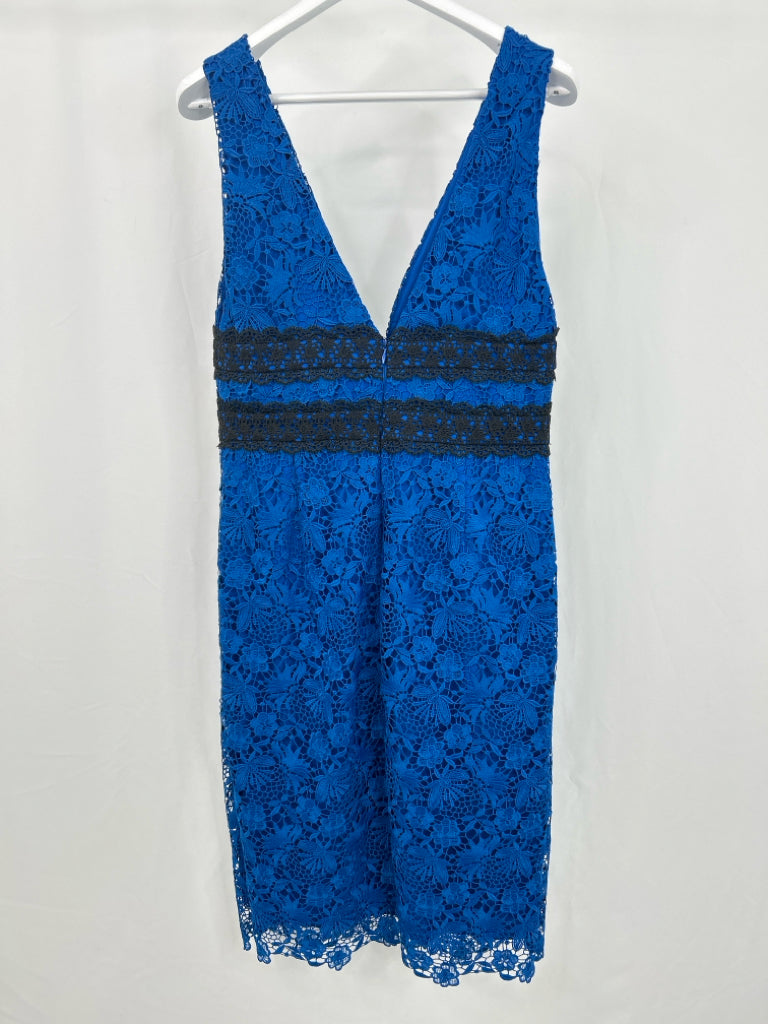 DIANE VON FURSTENBERG Women Size 12 Blue Viera Dress