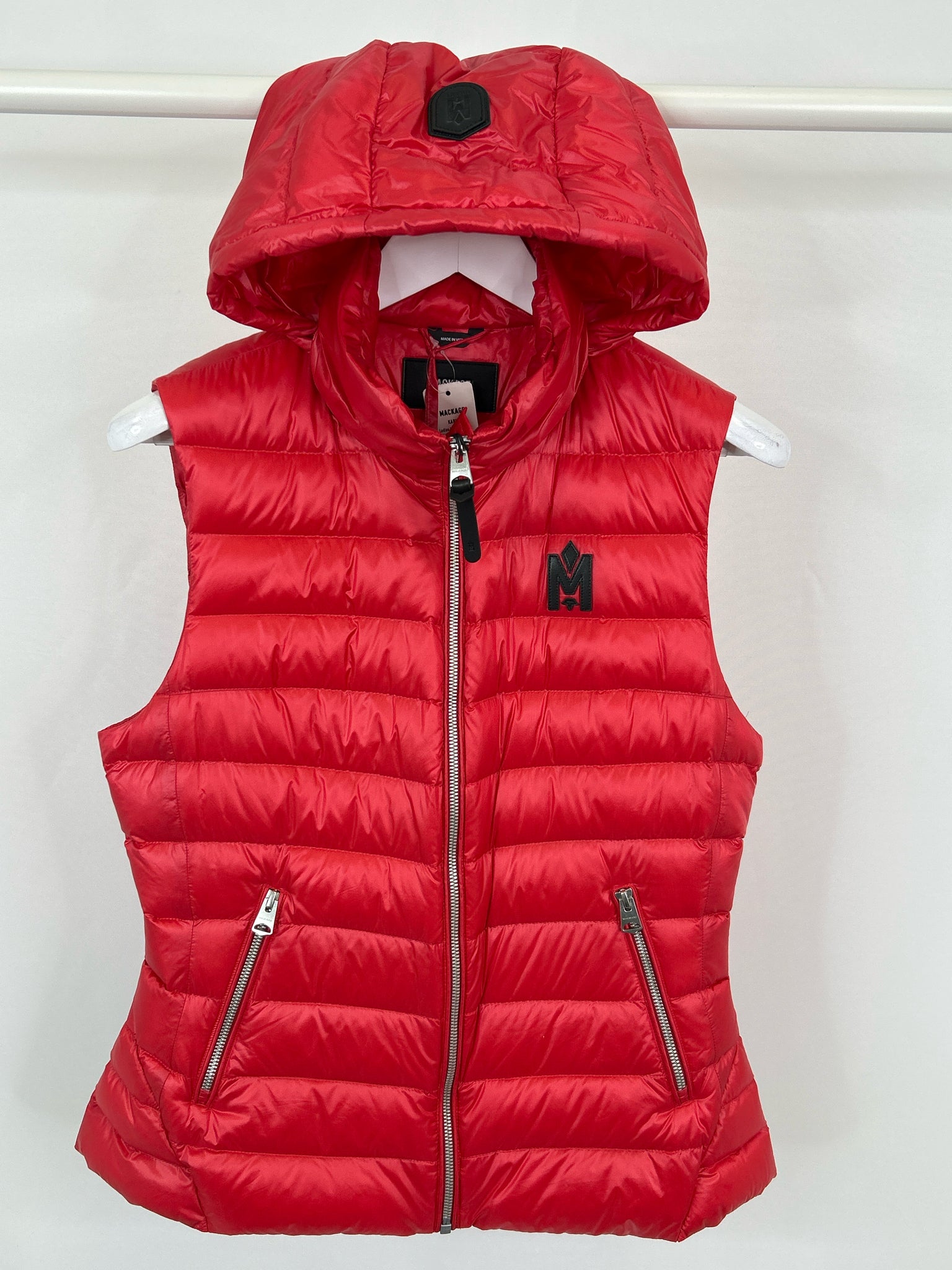 MACKAGE NWT Size M Red Women Vest