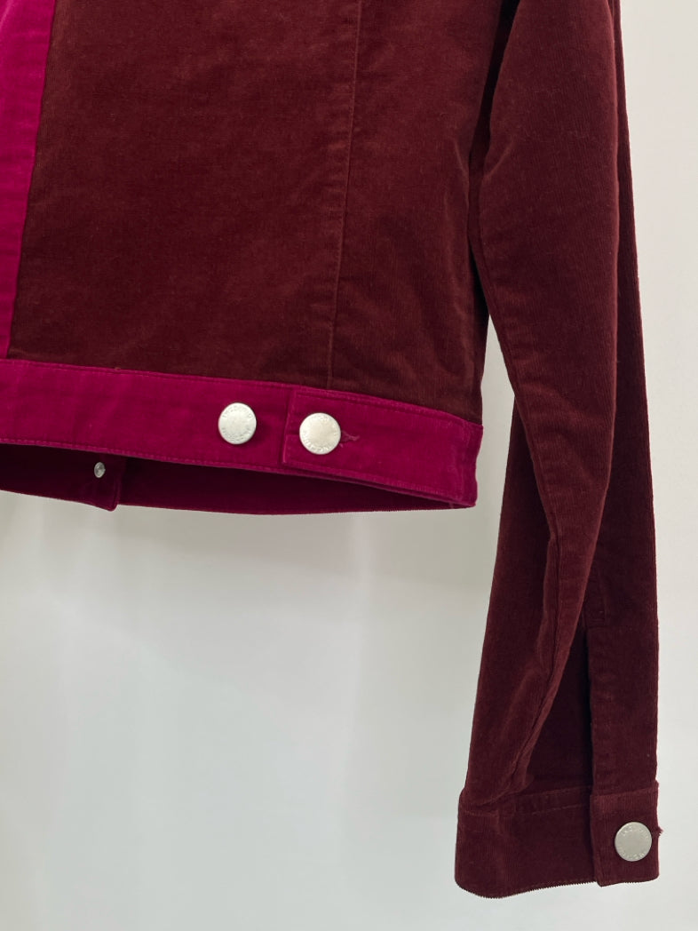 INC Women Size M Maroon Jacket