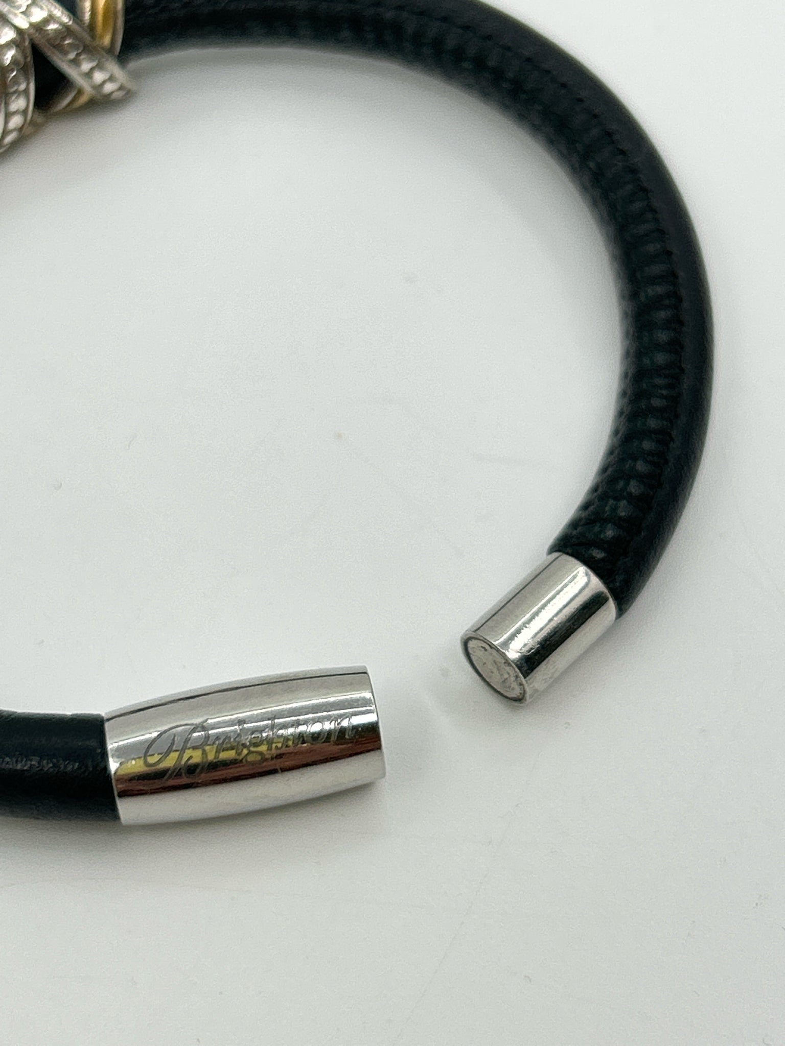 BRIGHTON Black and Silver Bracelet