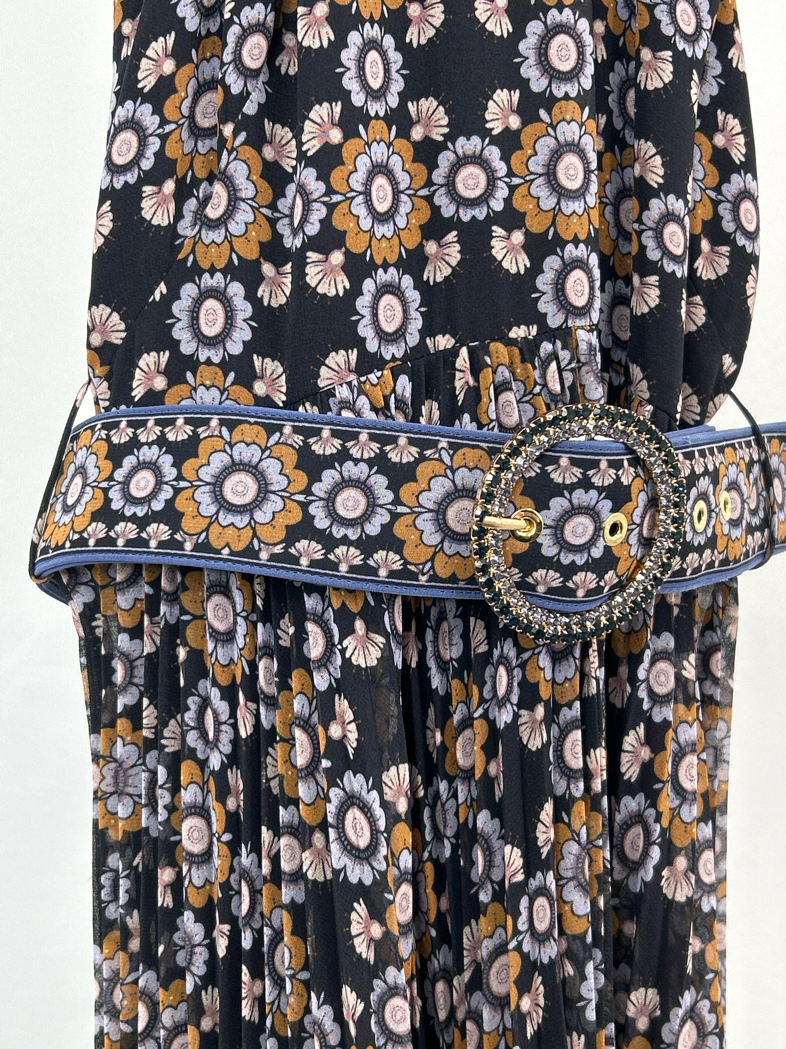 ZIMMERMANN Size 0 Navy Print Women Dress