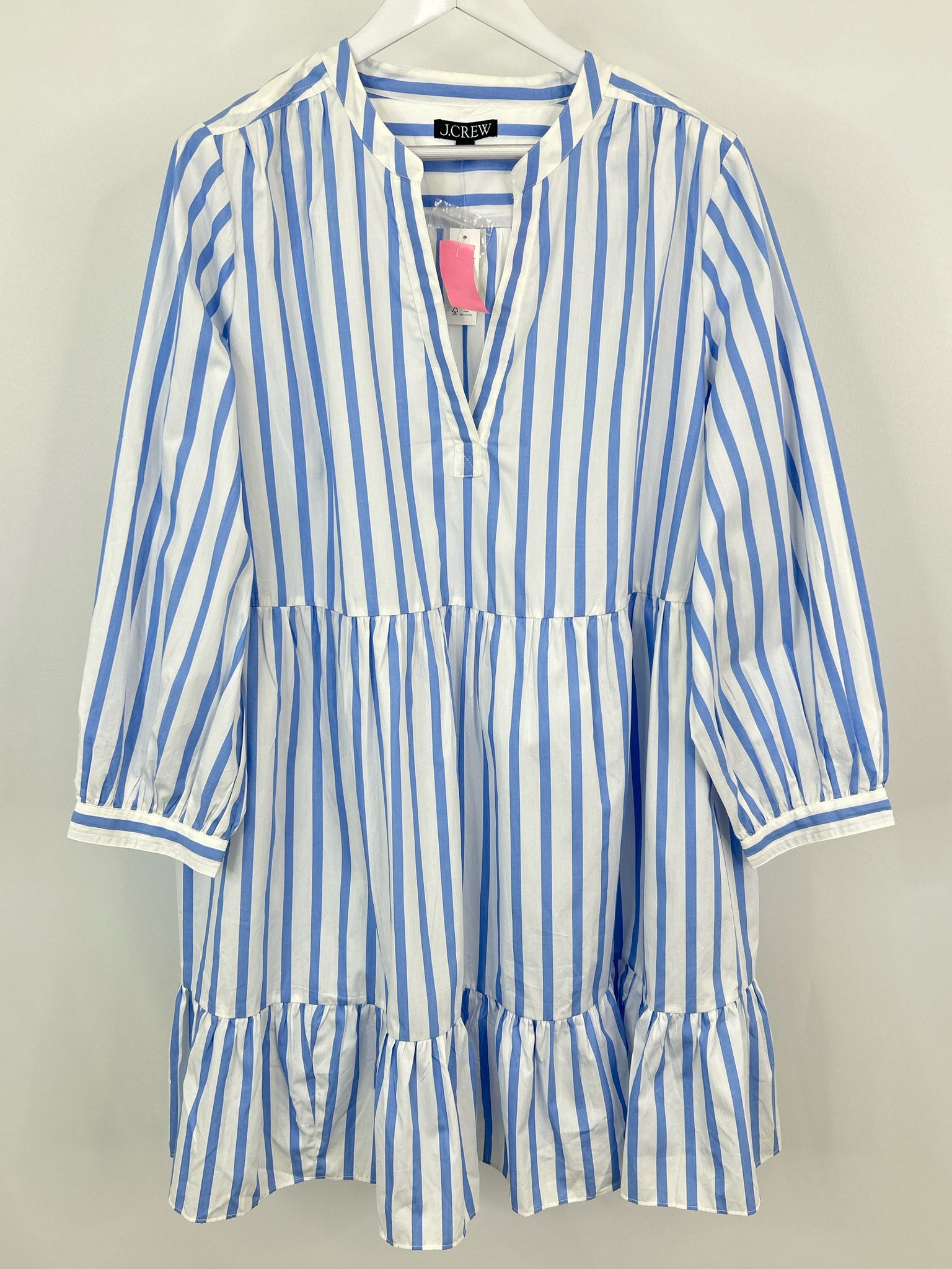 J CREW Size 3X blue and white Women Dress