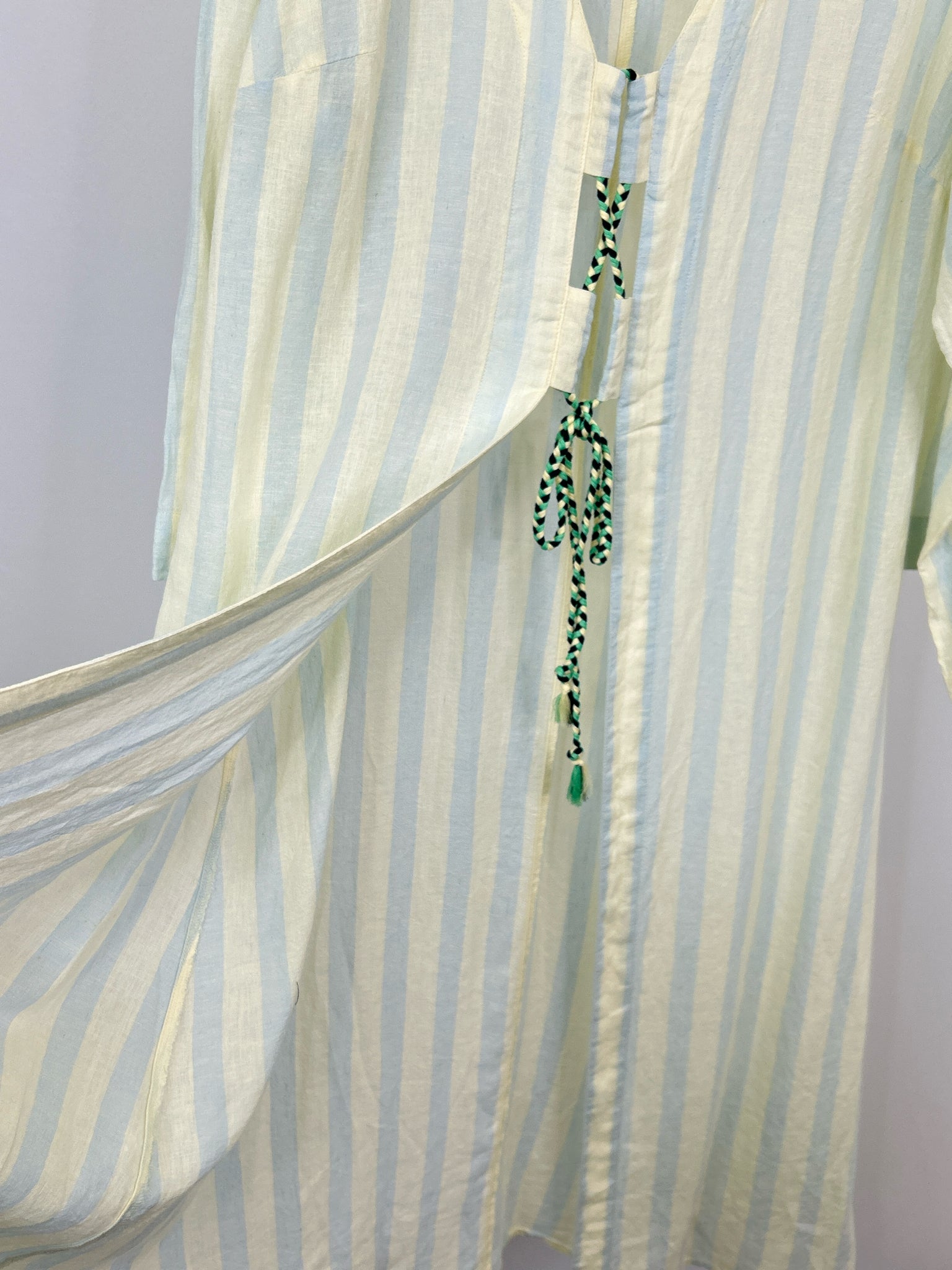 Celandine Size 2X Yellow and blue Women Cover-Up