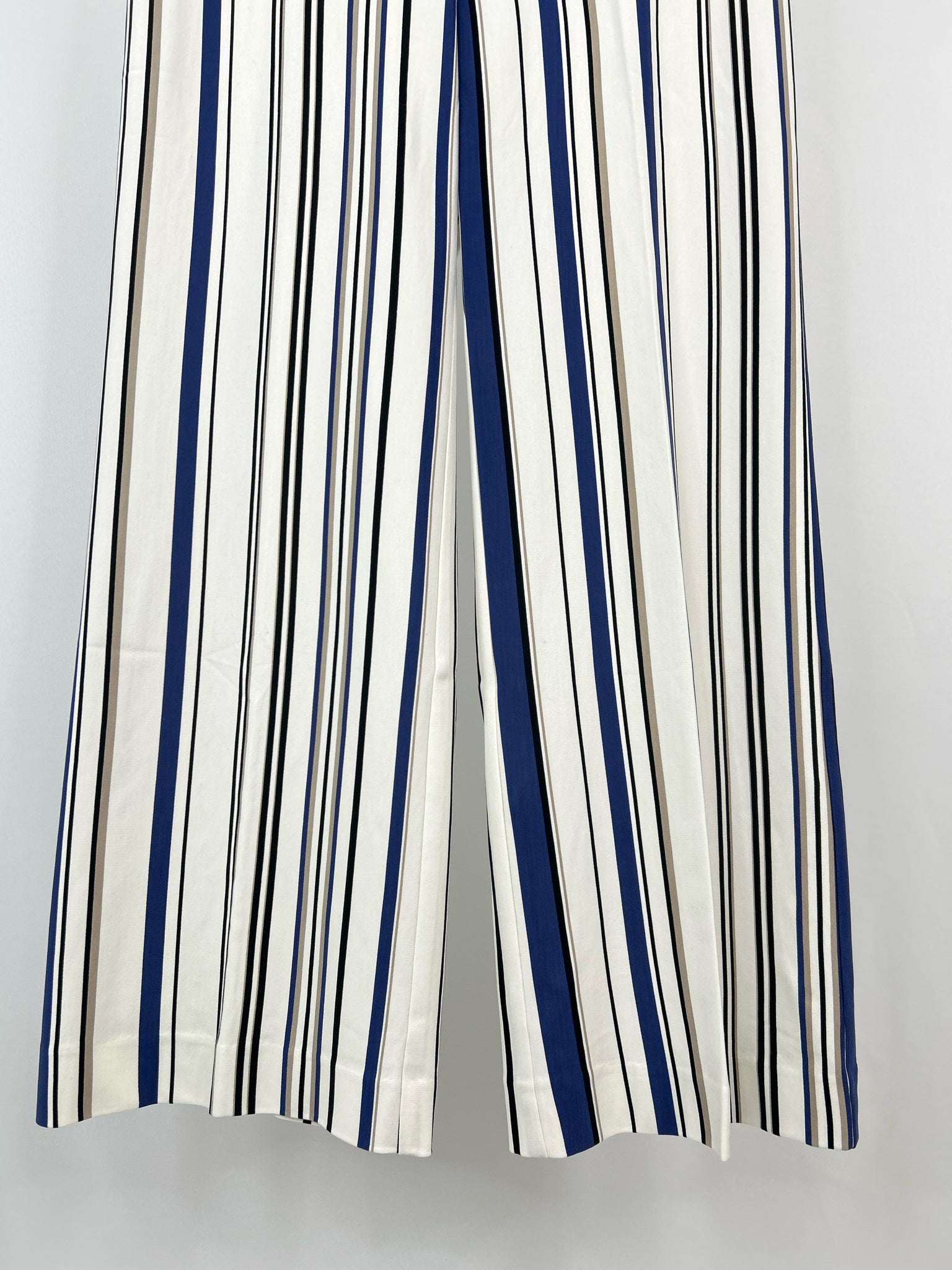 CHICO'S NWT Size 12R White Striped Women Pants