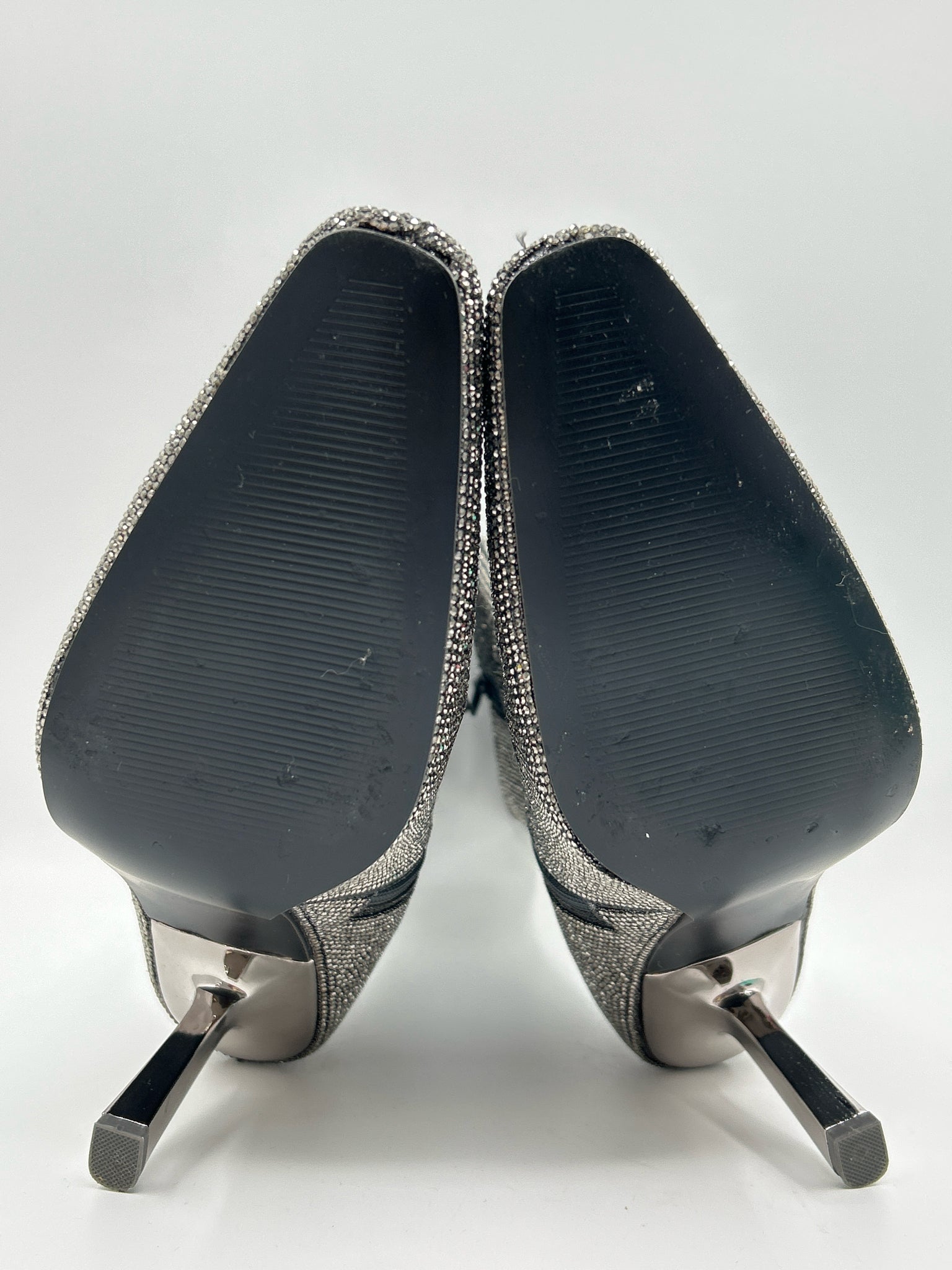 STEVE MADDEN Size 9.5M Silver Women Booties