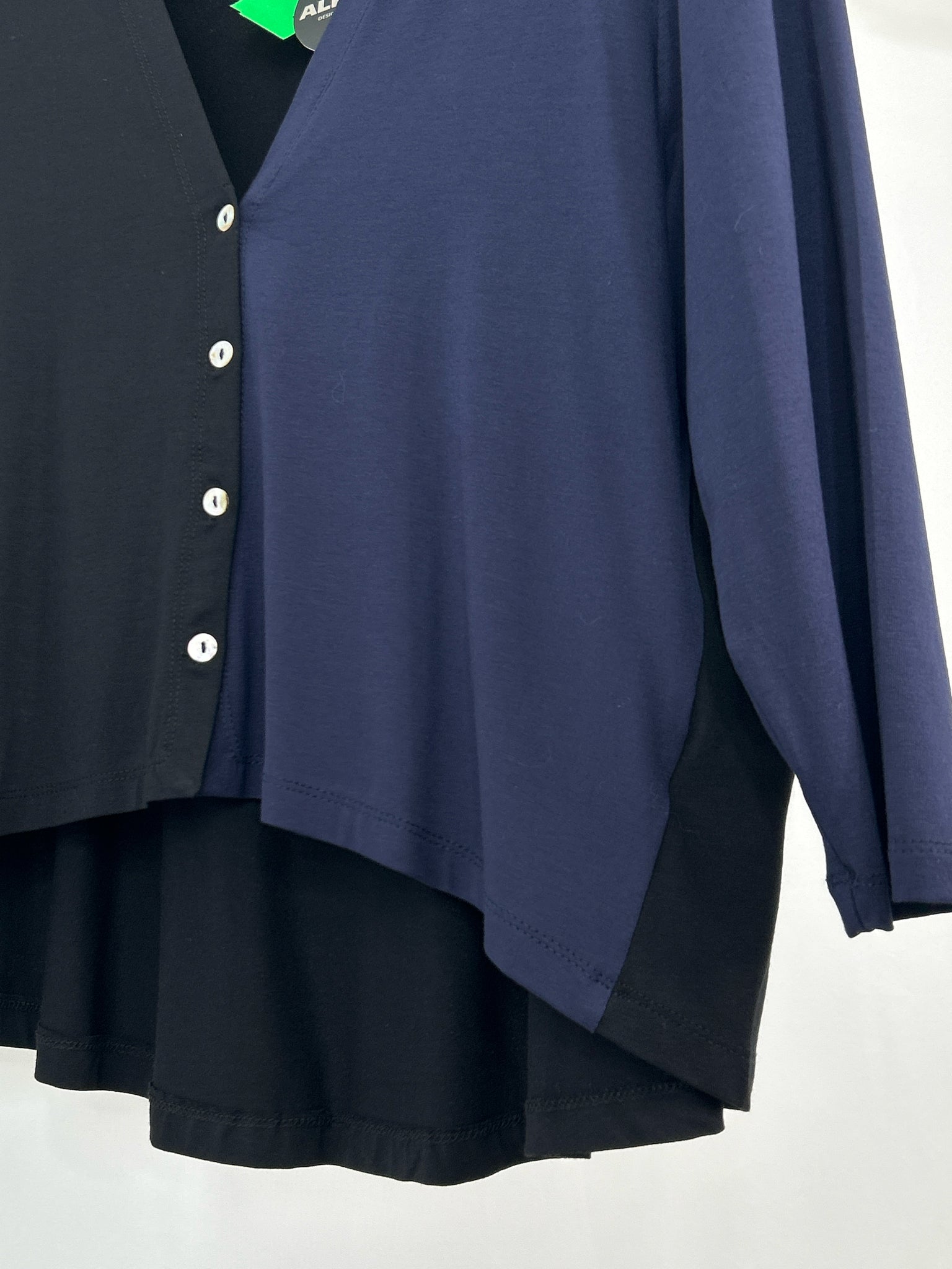 ALEMBIKA Size 12/14 NAVY AND BLACK Women Jacket