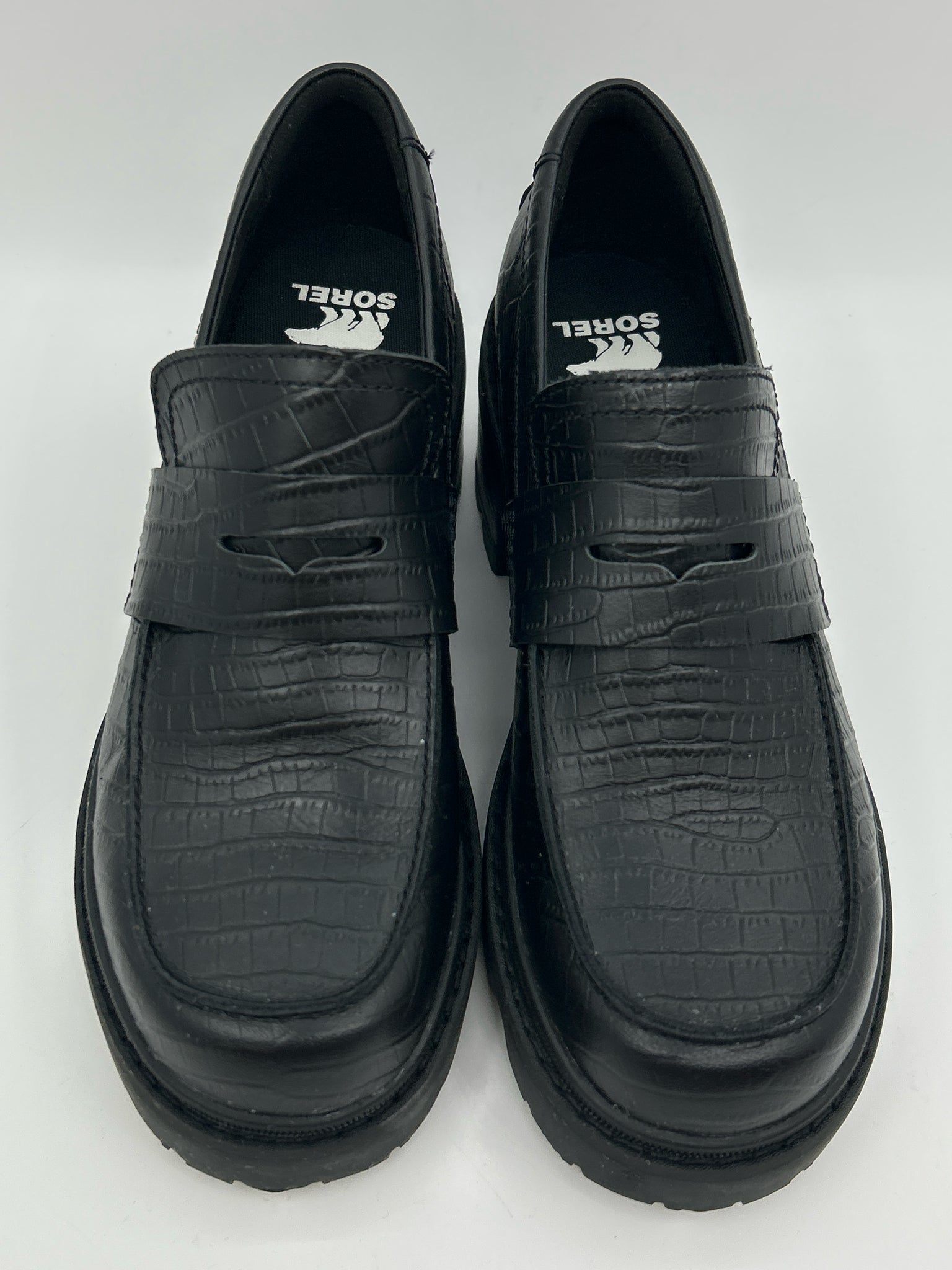 SOREL Size 7.5 Black Women Loafer