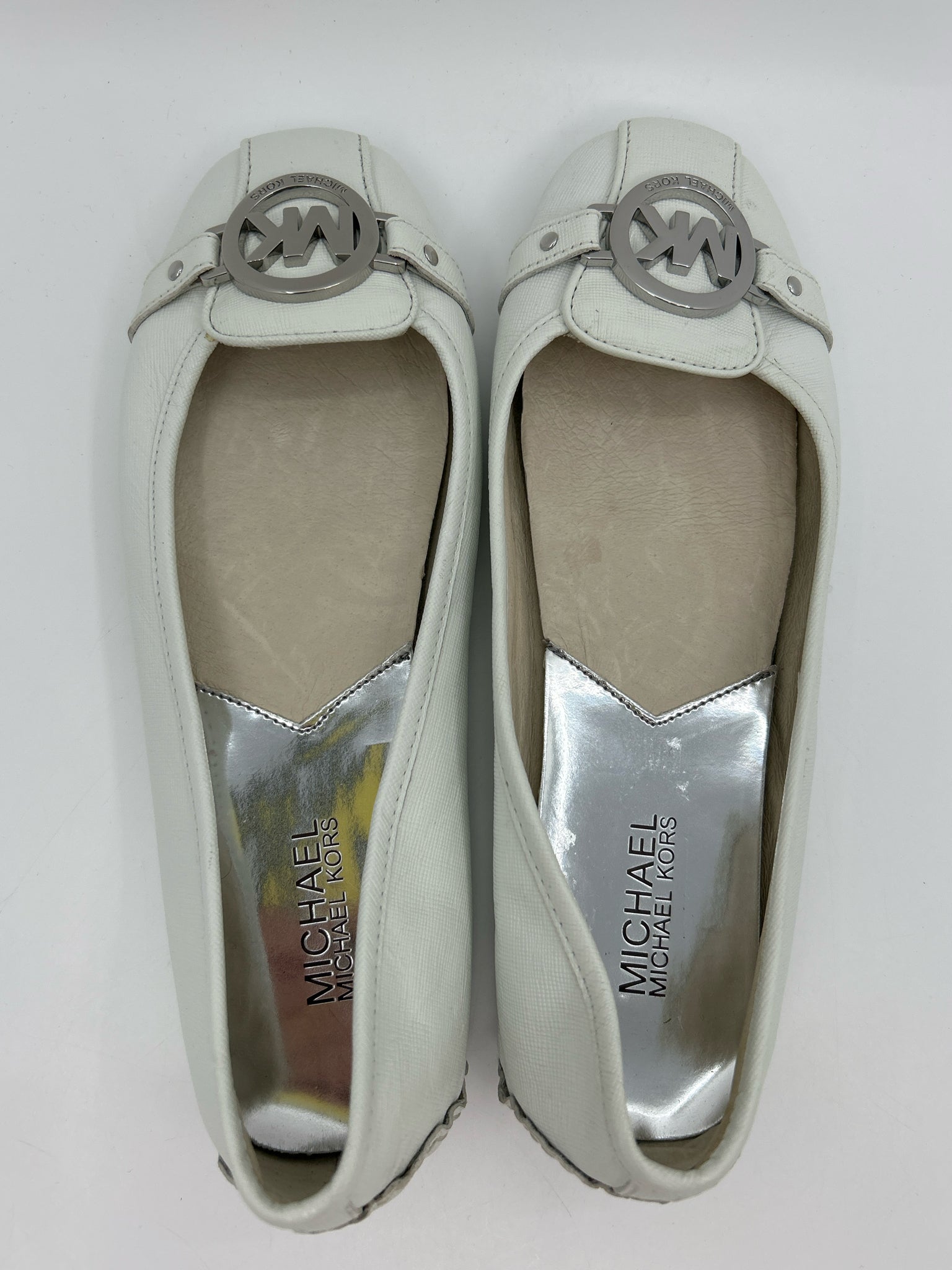 MICHAEL MICHAEL KORS Size 8M White Women Flats