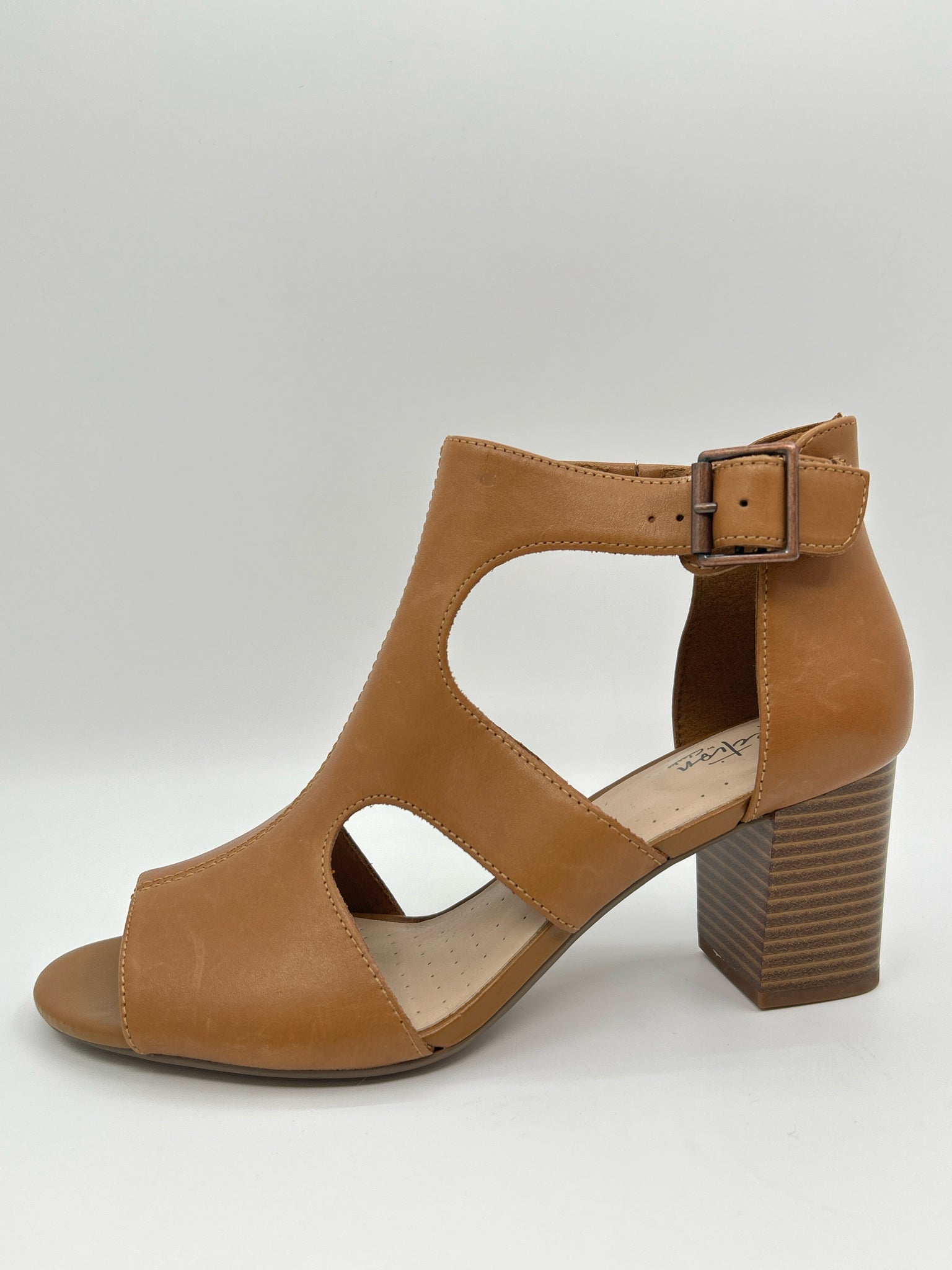 COLLECTION BY CLARKS Size 8.5 Tan Women Booties