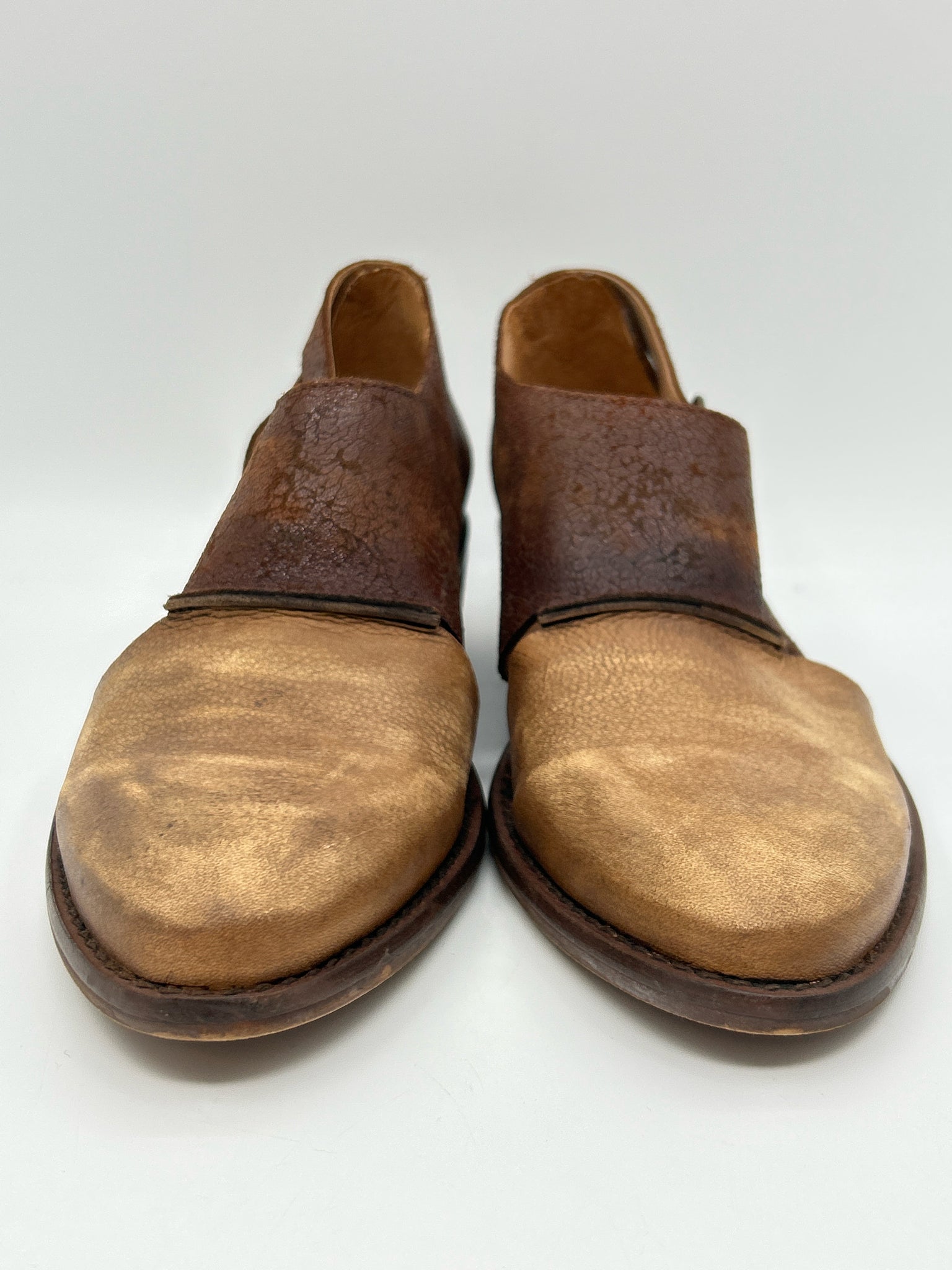 Veracruz Size 41 CREAM AND BROWN Women Booties