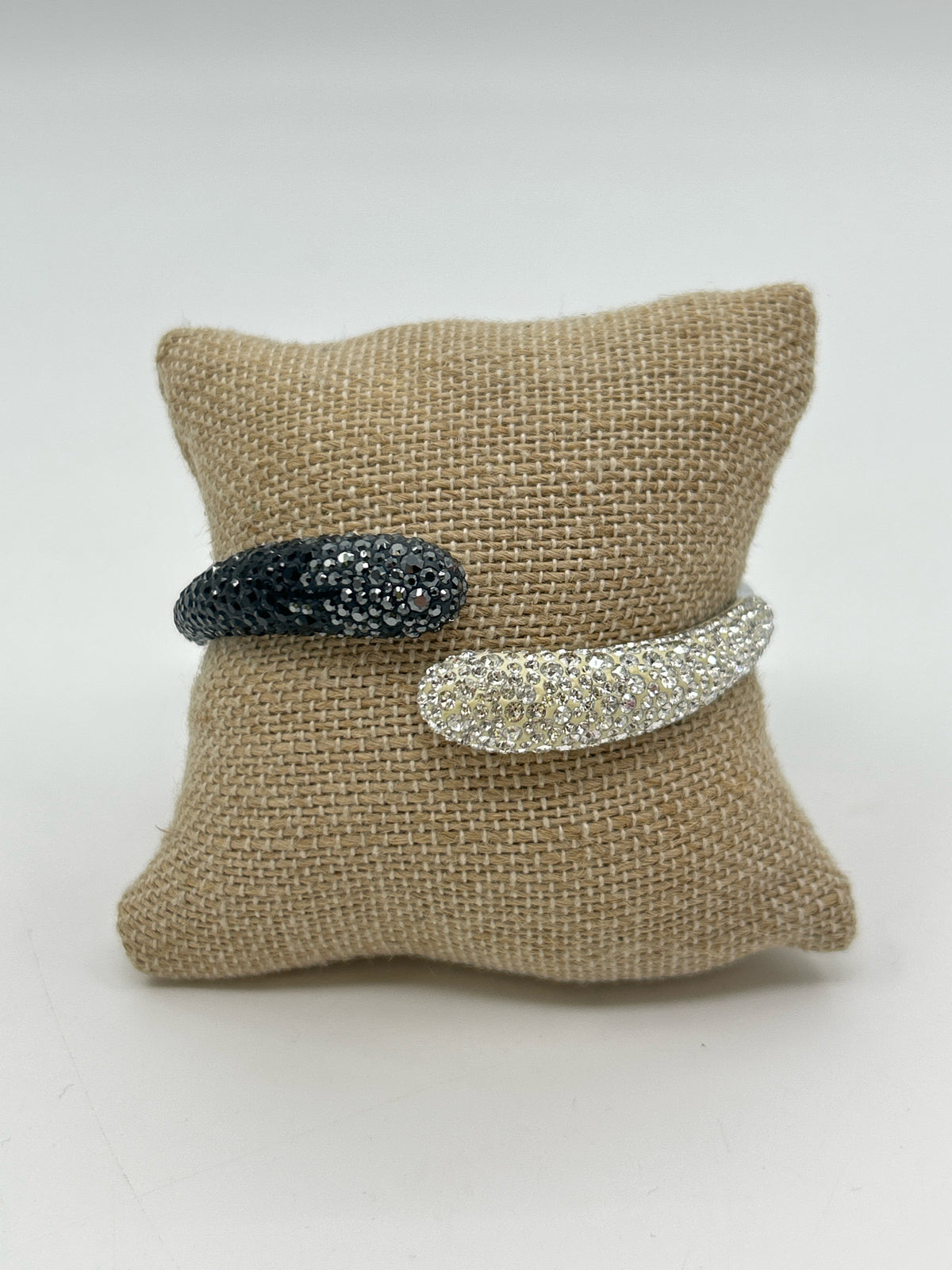 SWAROVSKI Silver and Black Bracelet