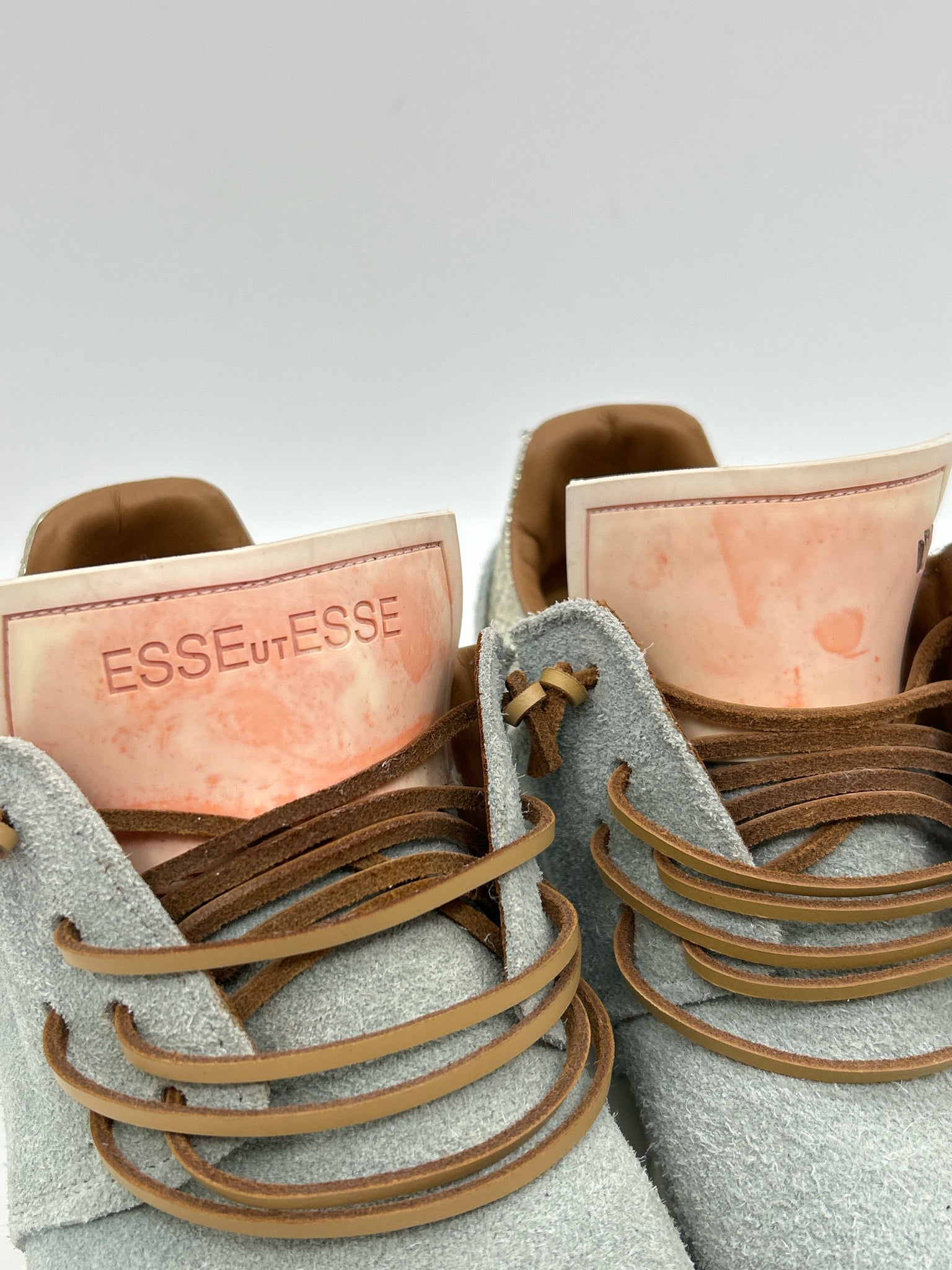 ESSEUTESSE Size 38 Pale Blue Women Sneakers