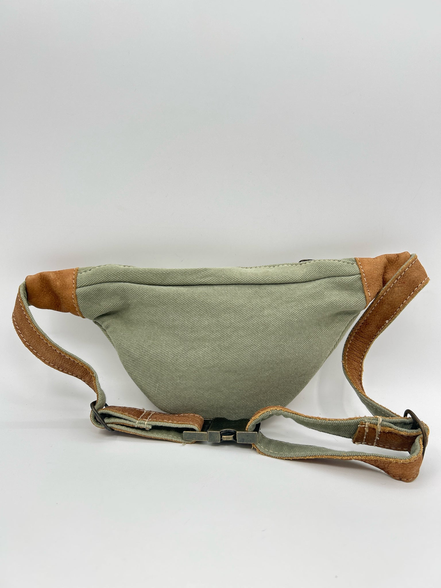 MYRA BAG Olive and Brown Women Purse