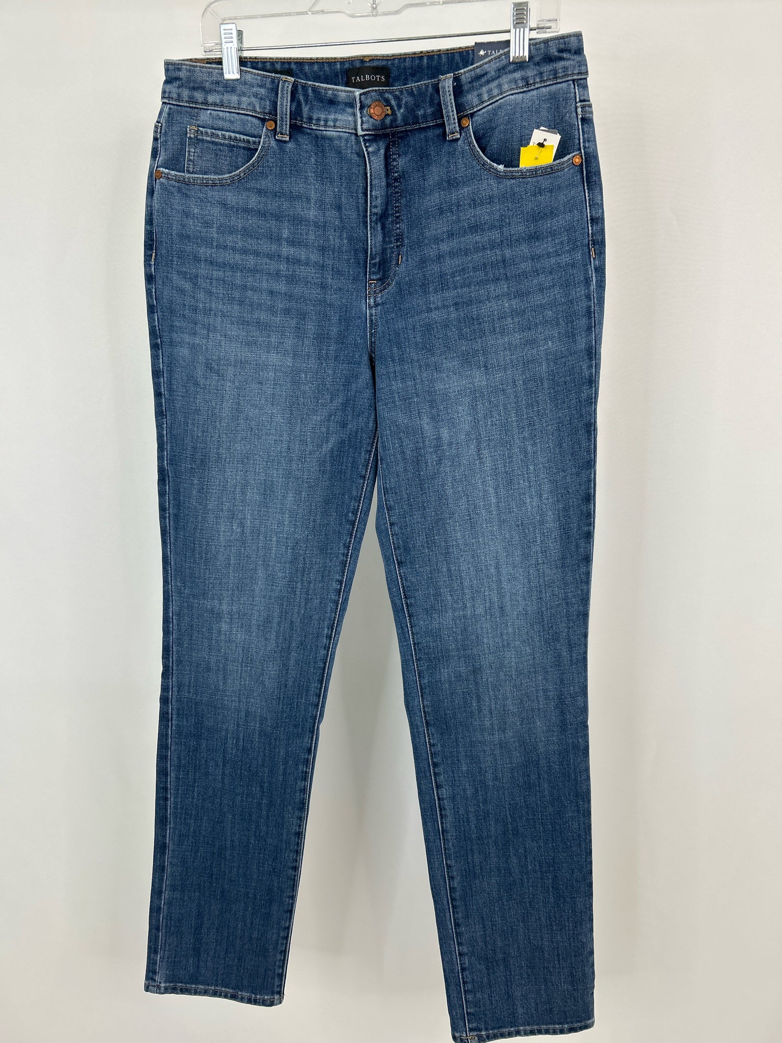 TALBOTS NWT Size 10L BLUE DENIM Women jeans