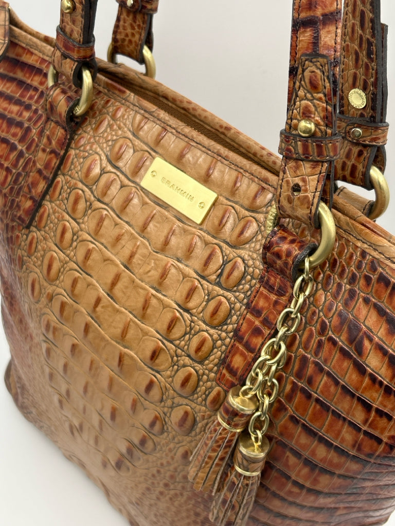 BRAHMIN toasted almond Tote