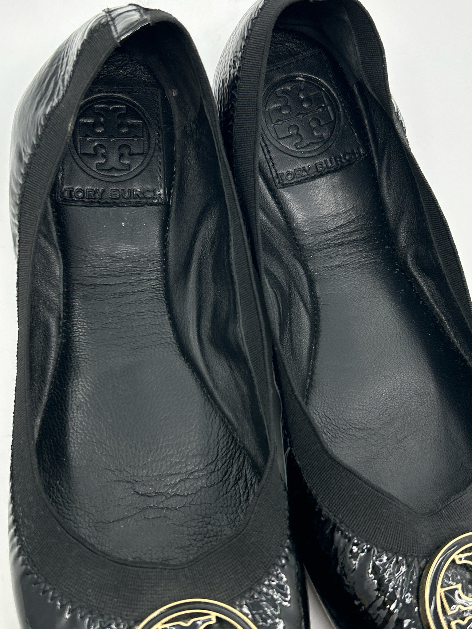 TORY BURCH Size 7M Black Women Flats