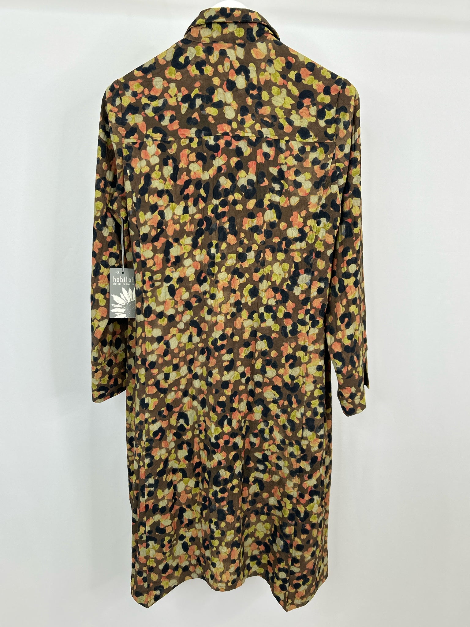 HABITAT Size S Brown Print Women Dress