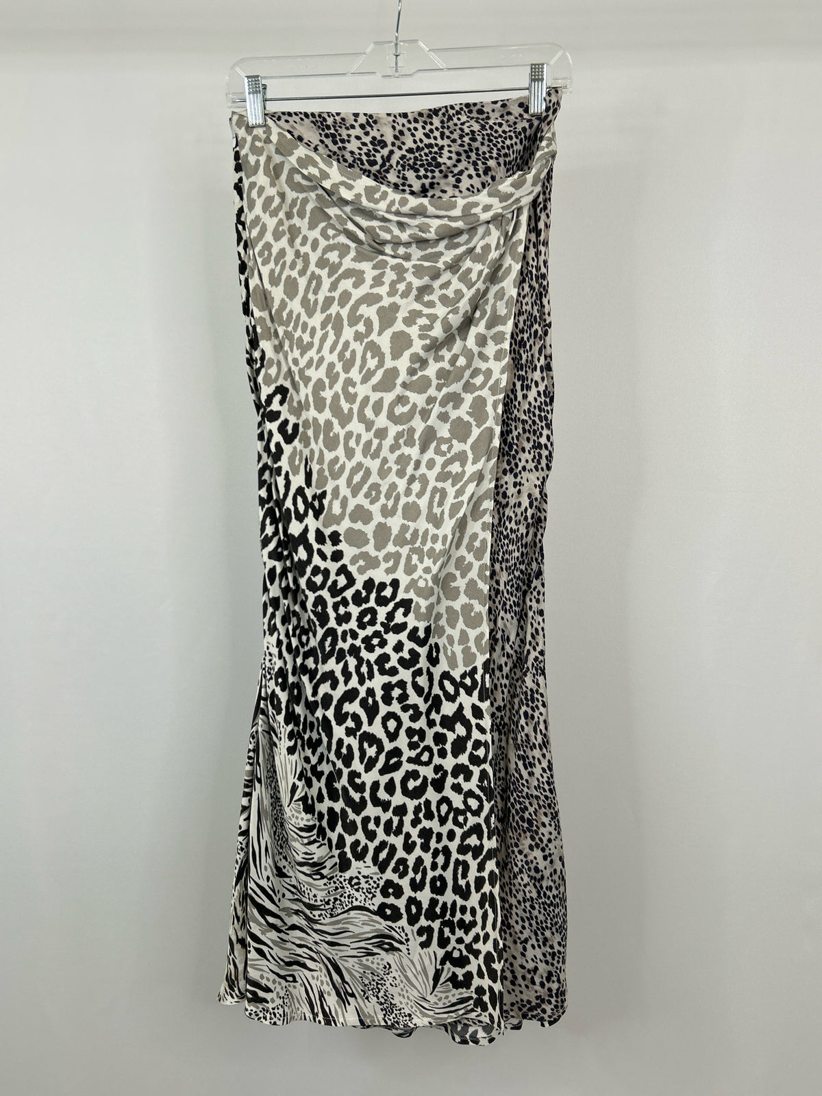CONDITIONS APPLY Size L Gray and Beige Women Skirt