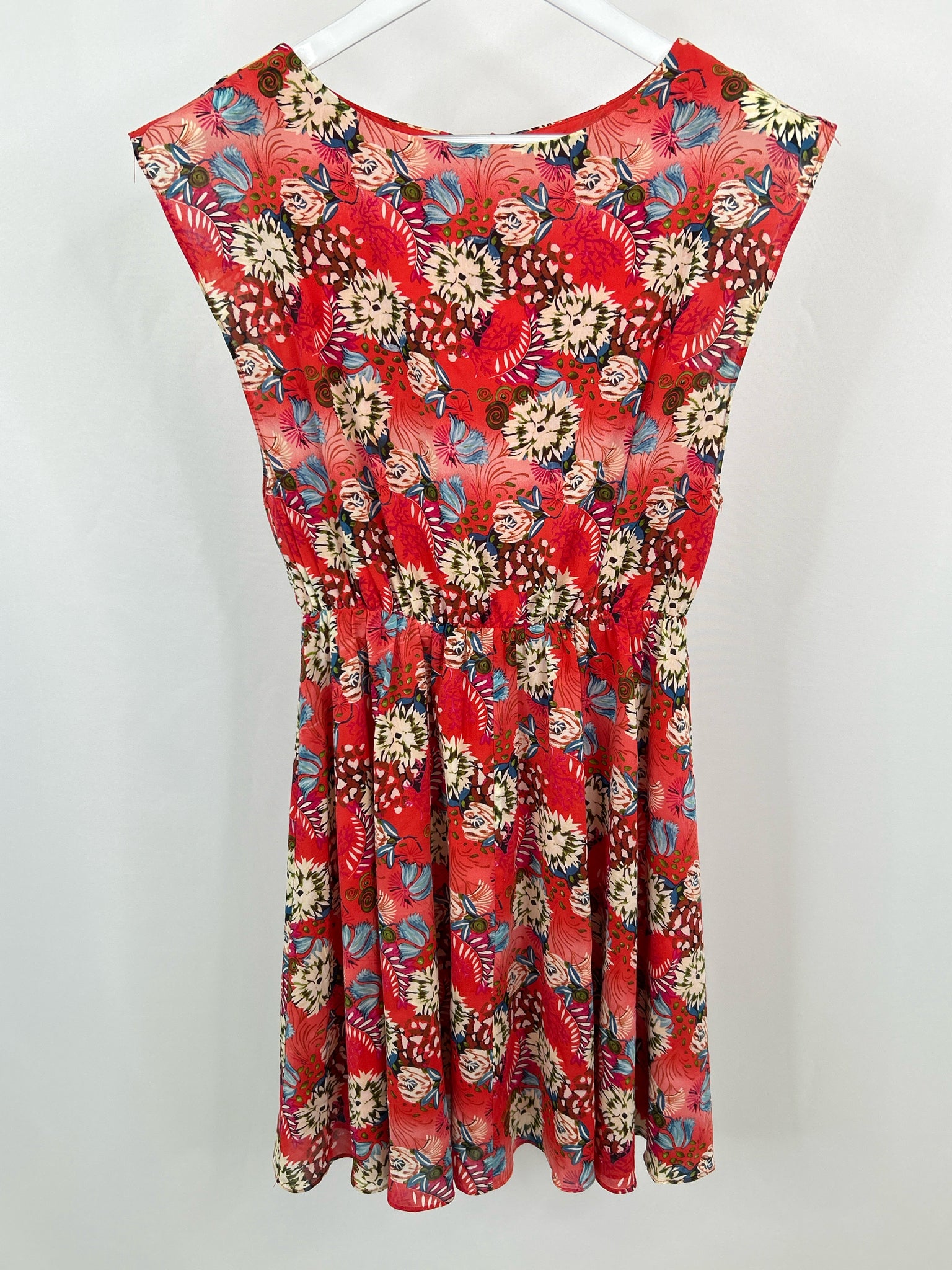 ALICE + OLIVIA Size XS Red Print Women Dress