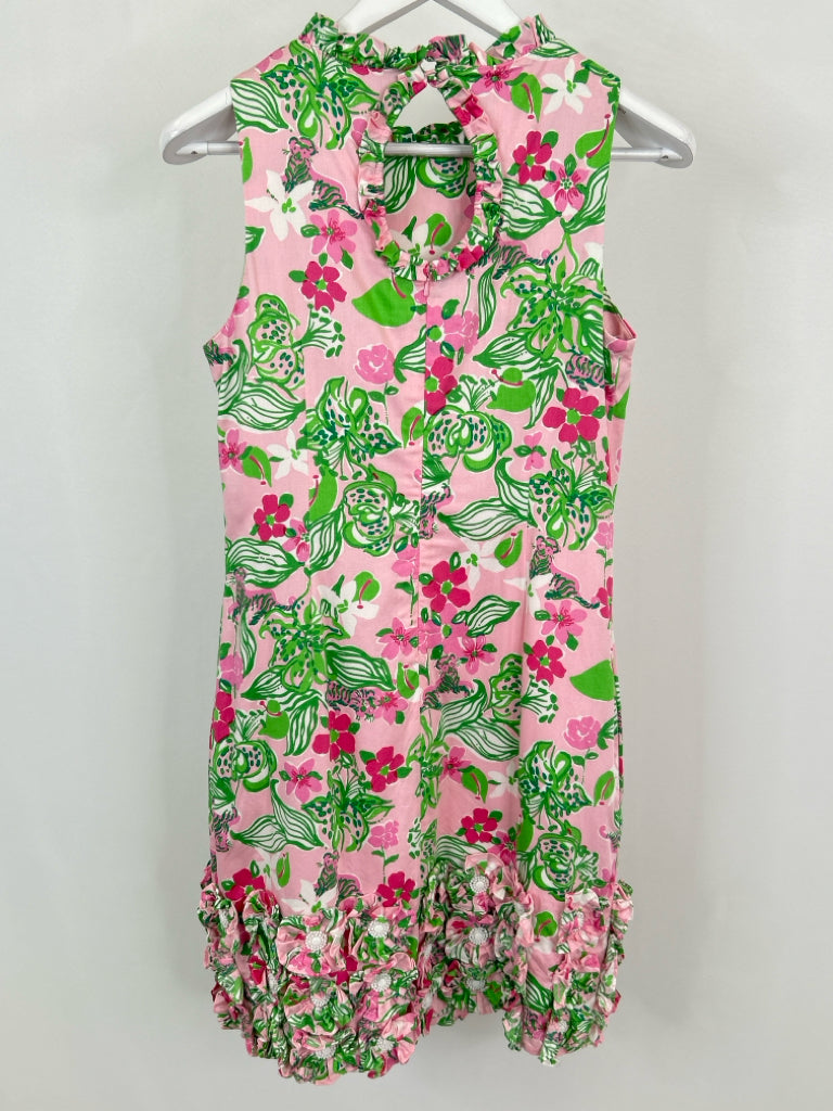 LILLY PULITZER Jubilee Size 6 Pink Print Women's Dress